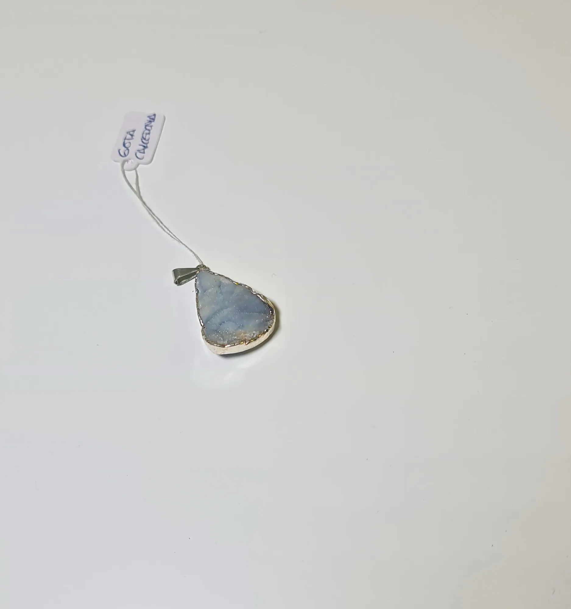 Colgante Gota Calcedonia