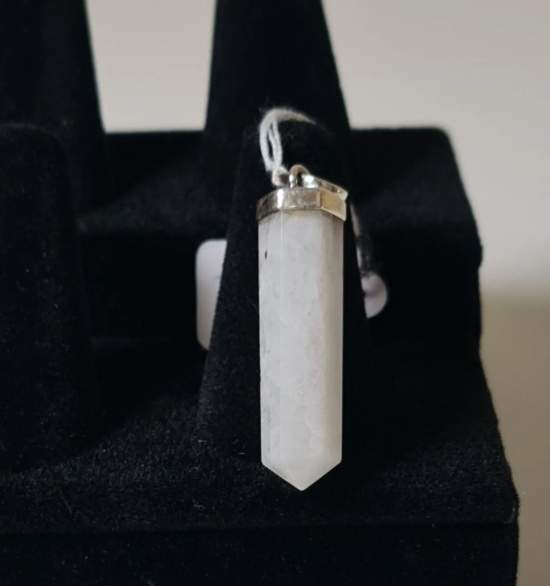 Colgante Piedra Luna Plata