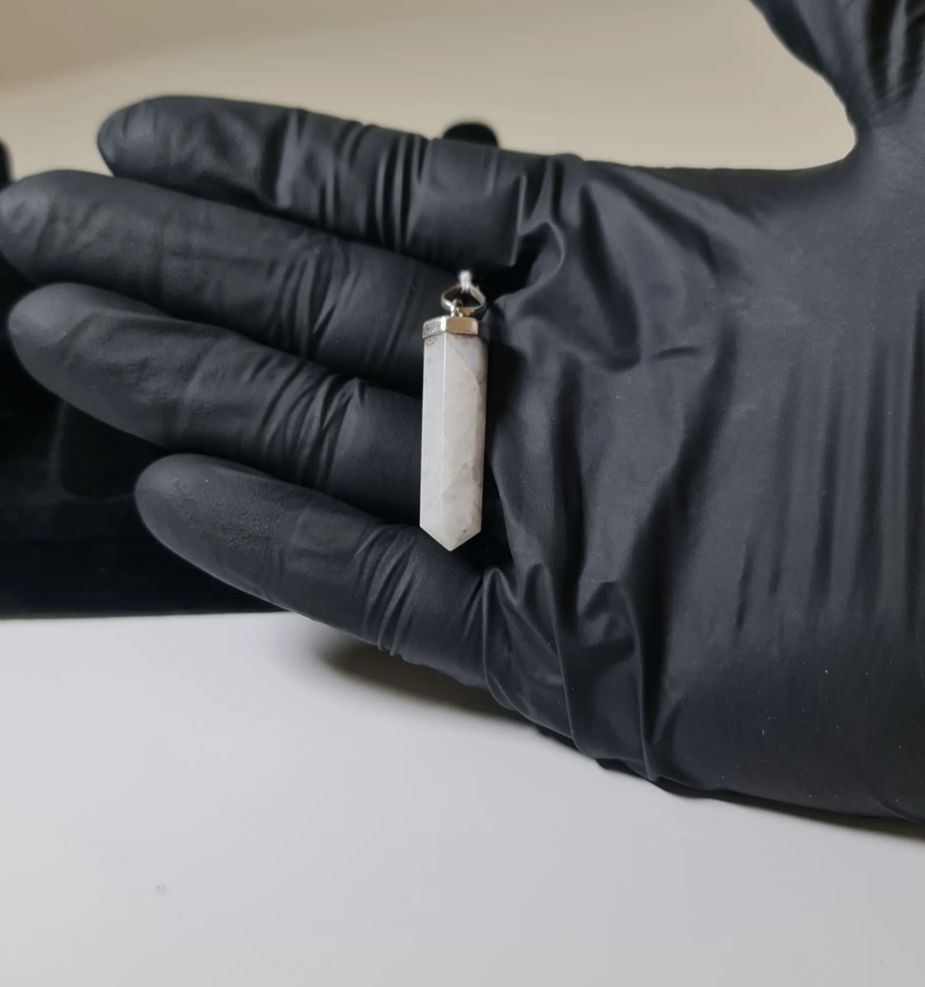 Colgante Piedra Luna Plata