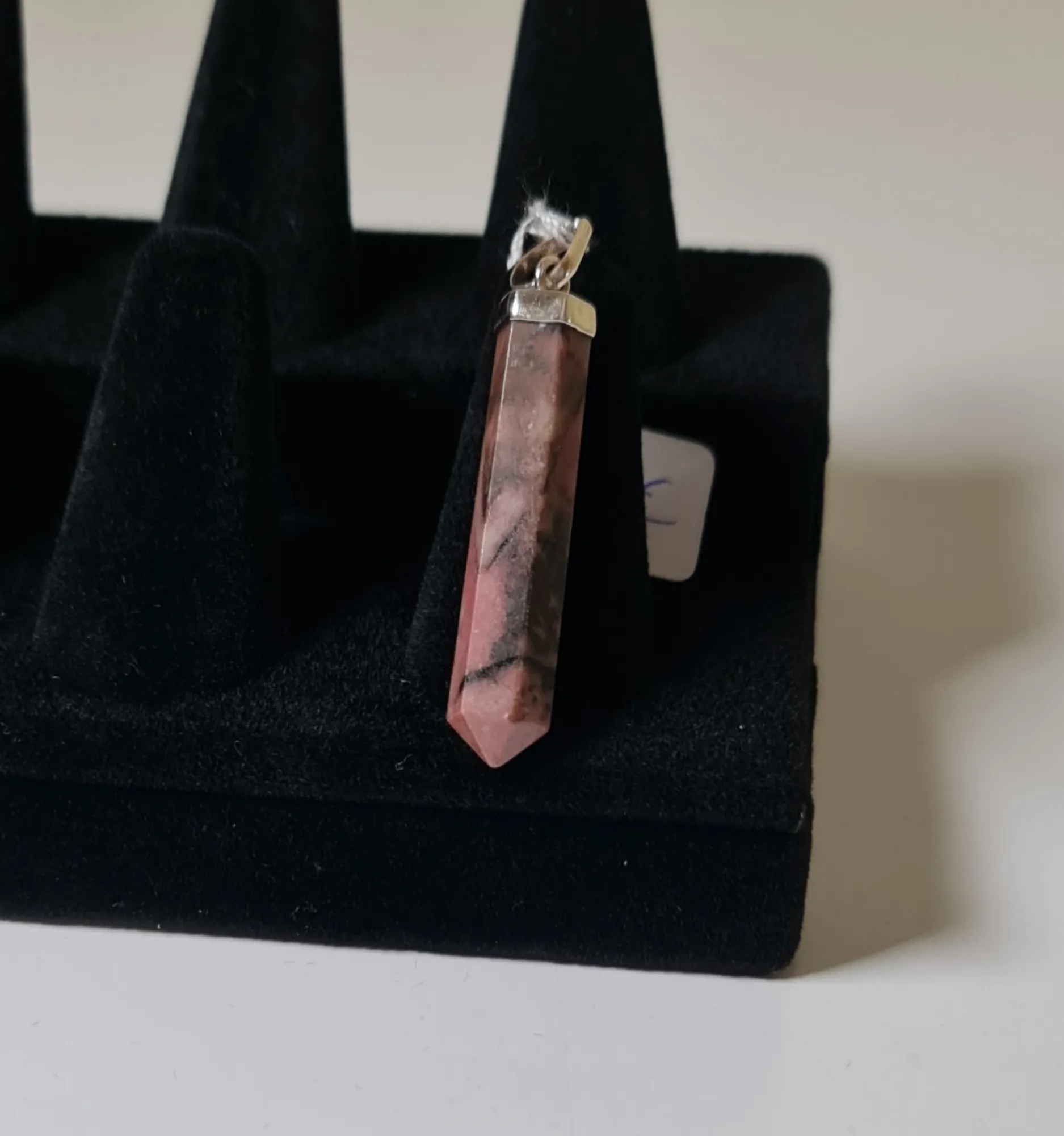 Colgante Rodonita Plata