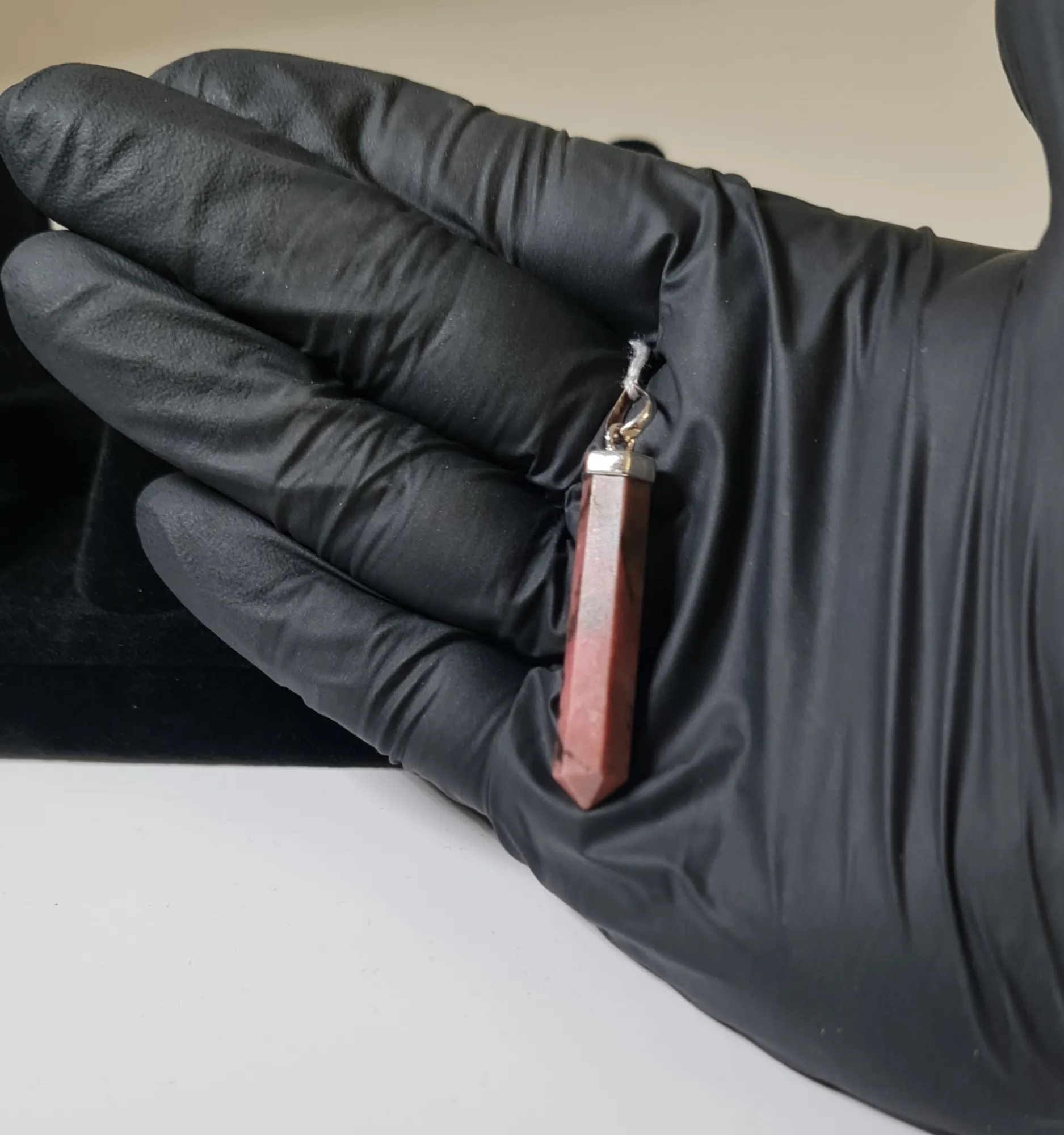 Colgante Rodonita Plata