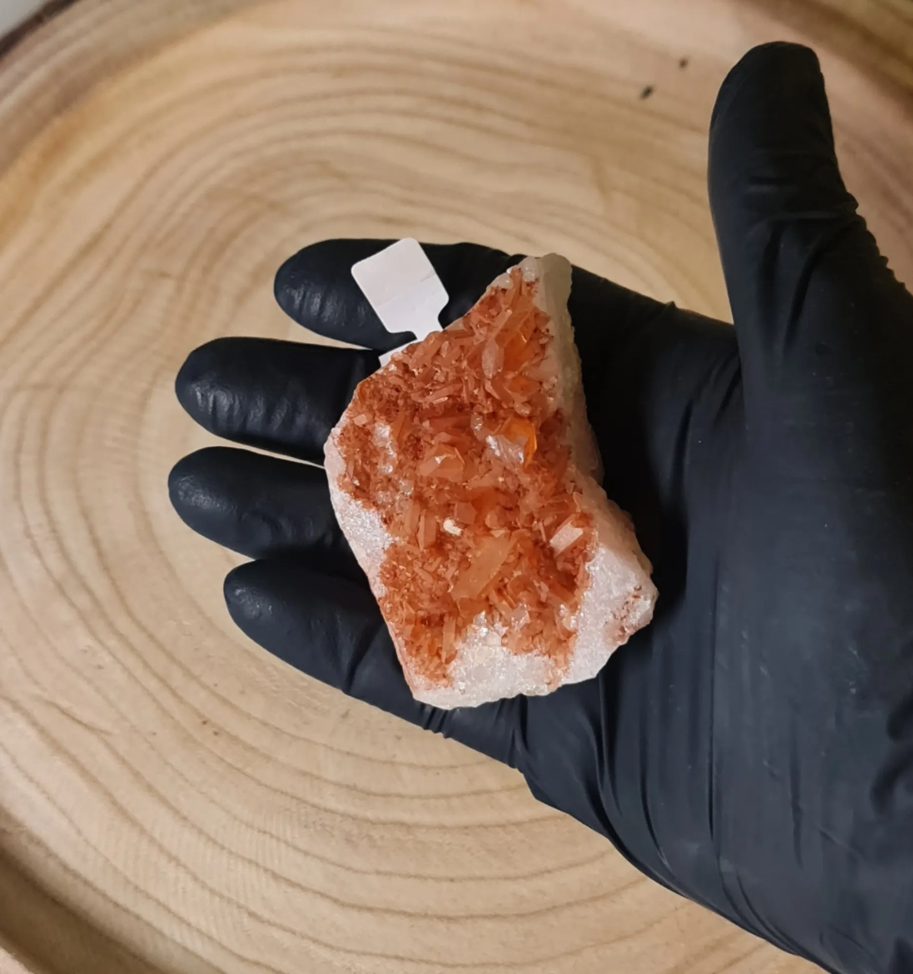 Drusa cuarzo mandarina