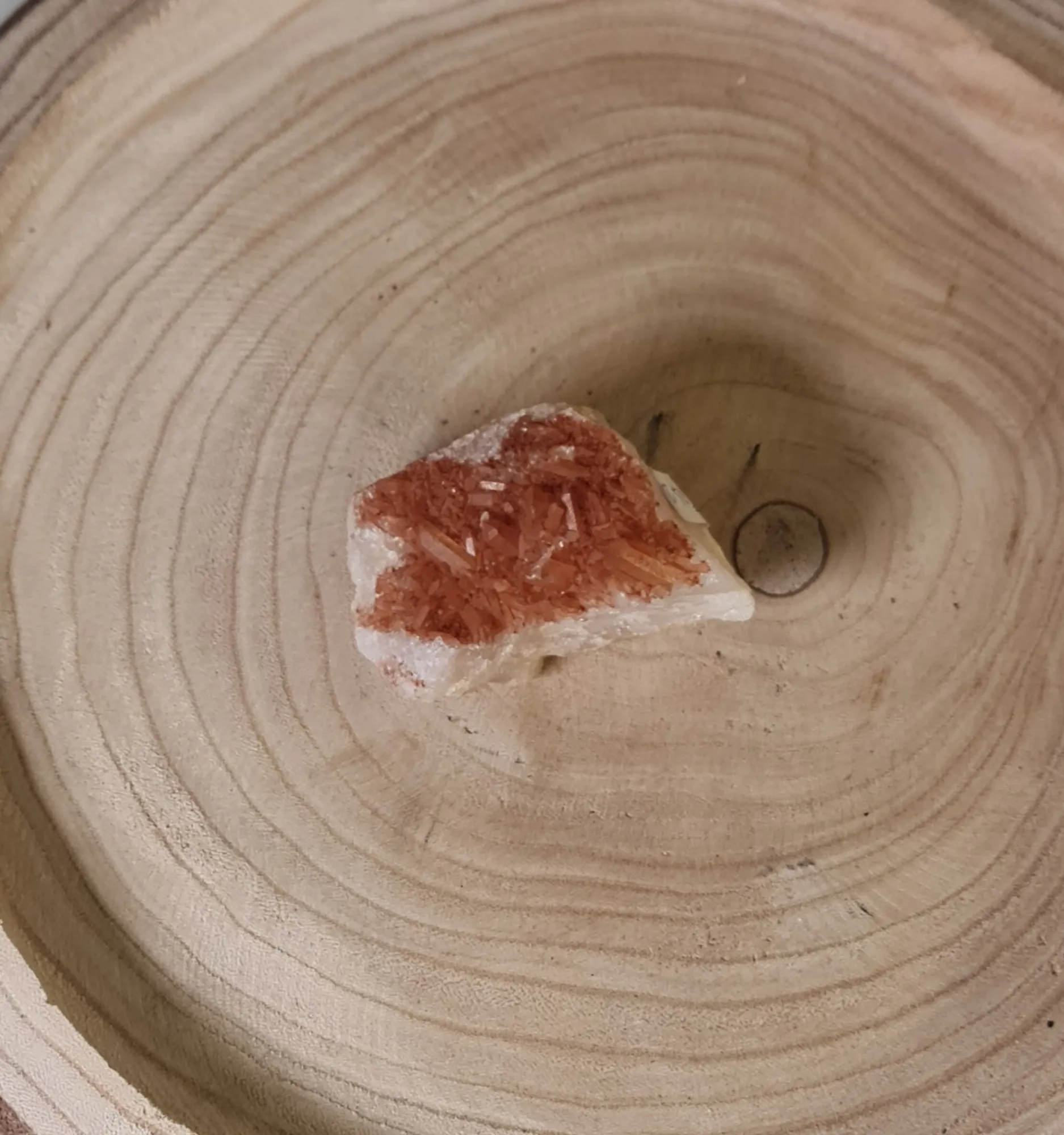 Drusa cuarzo mandarina