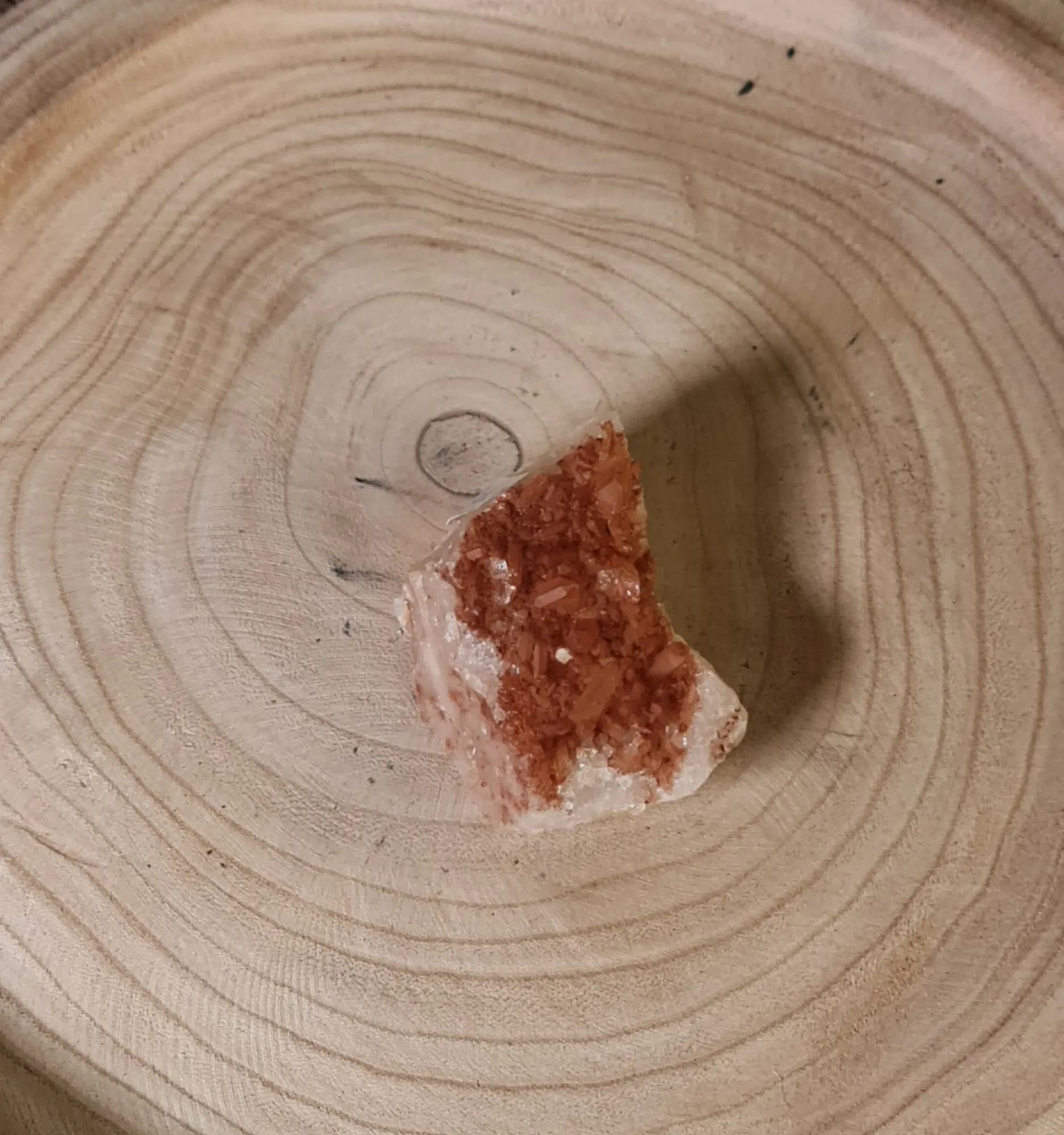 Drusa cuarzo mandarina