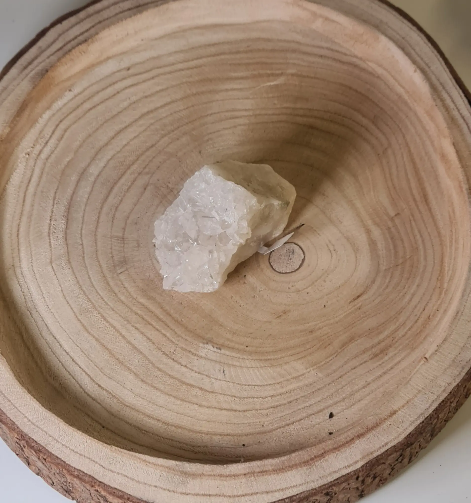 Drusa de cuarzo blanco 4