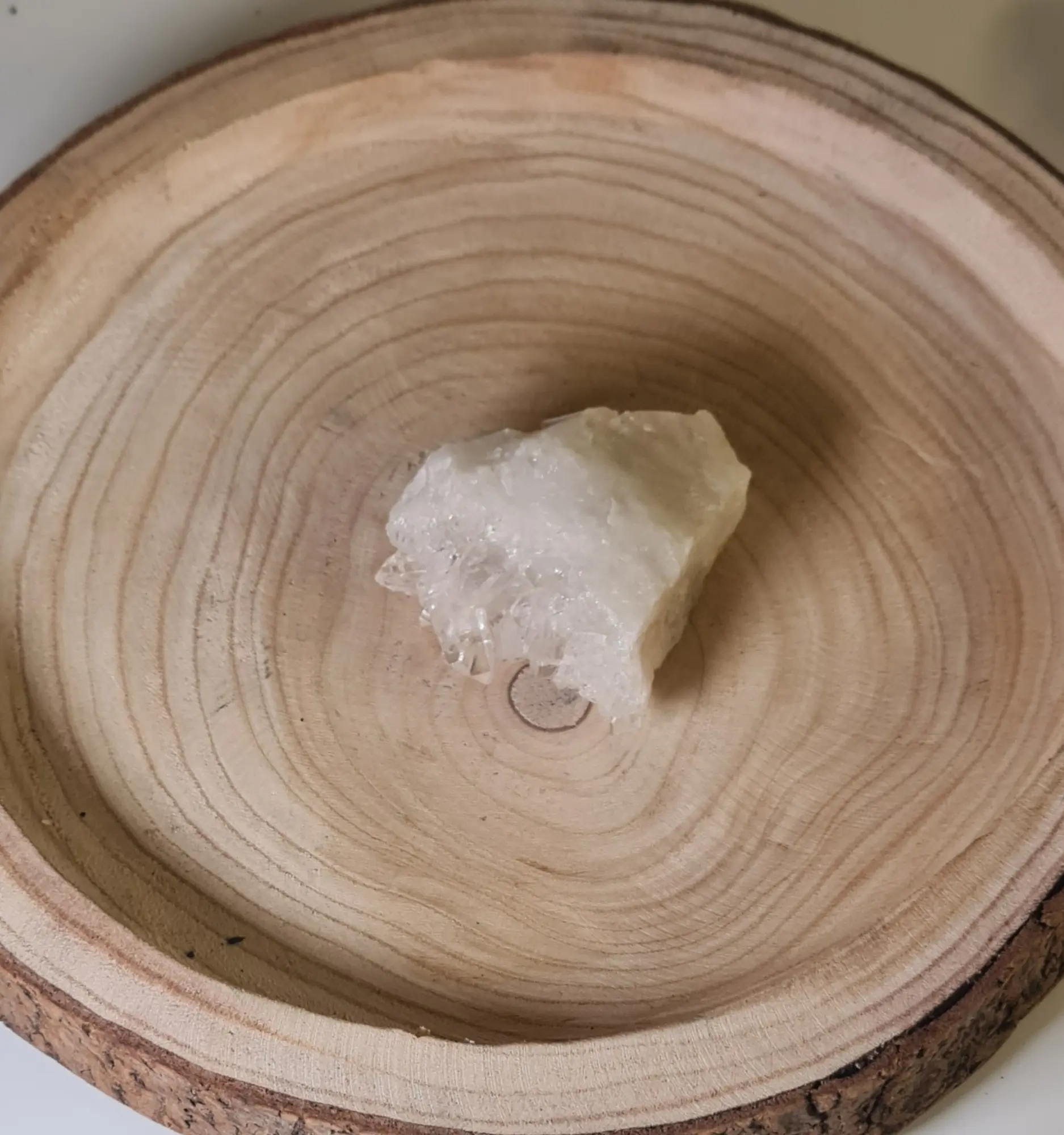 Drusa de cuarzo blanco 4