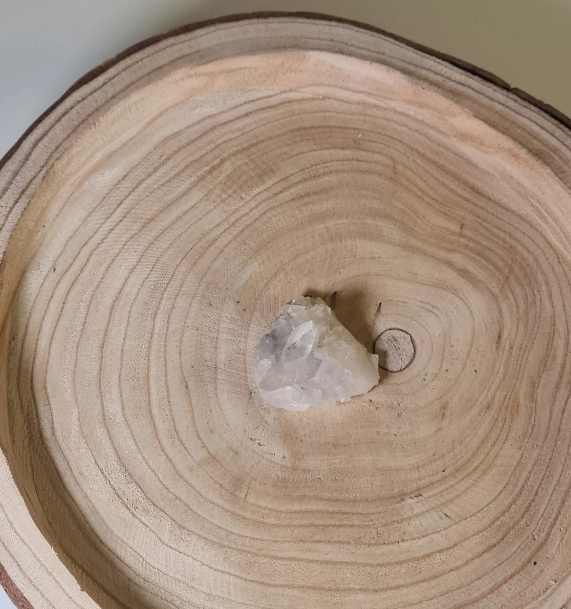 Drusa de cuarzo blanco 7