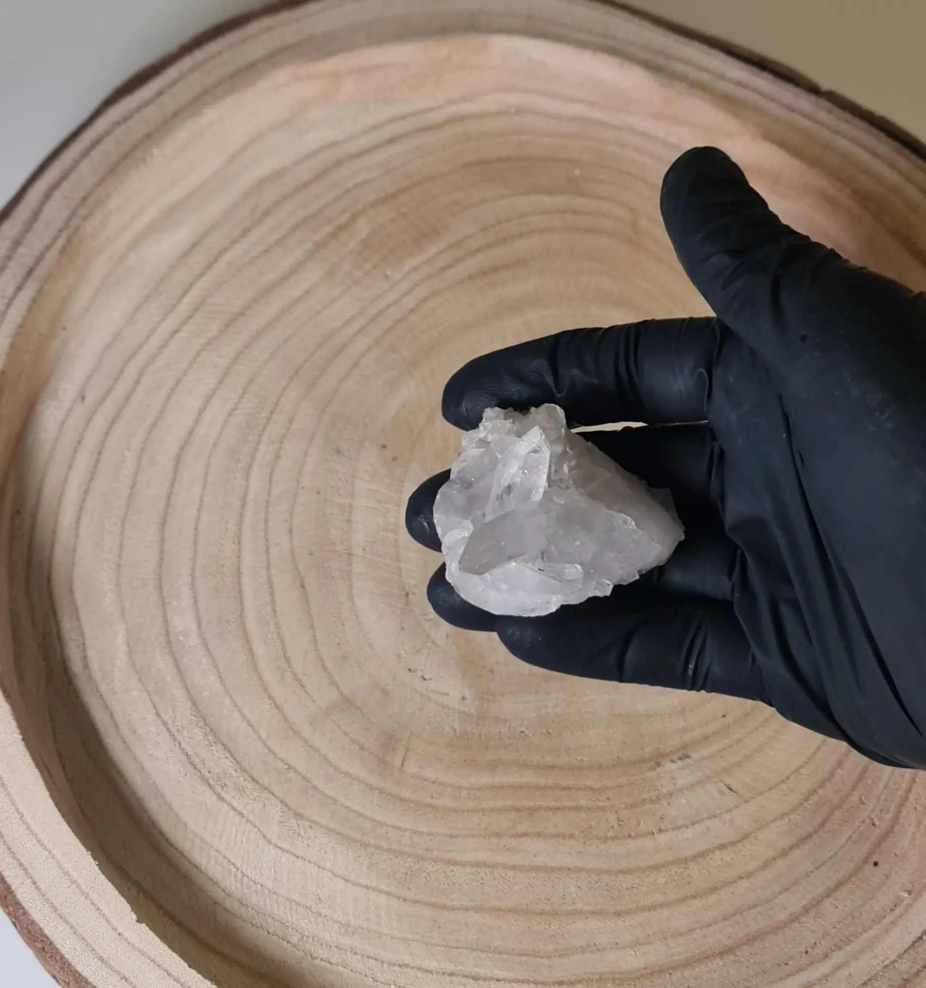 Drusa de cuarzo blanco 7