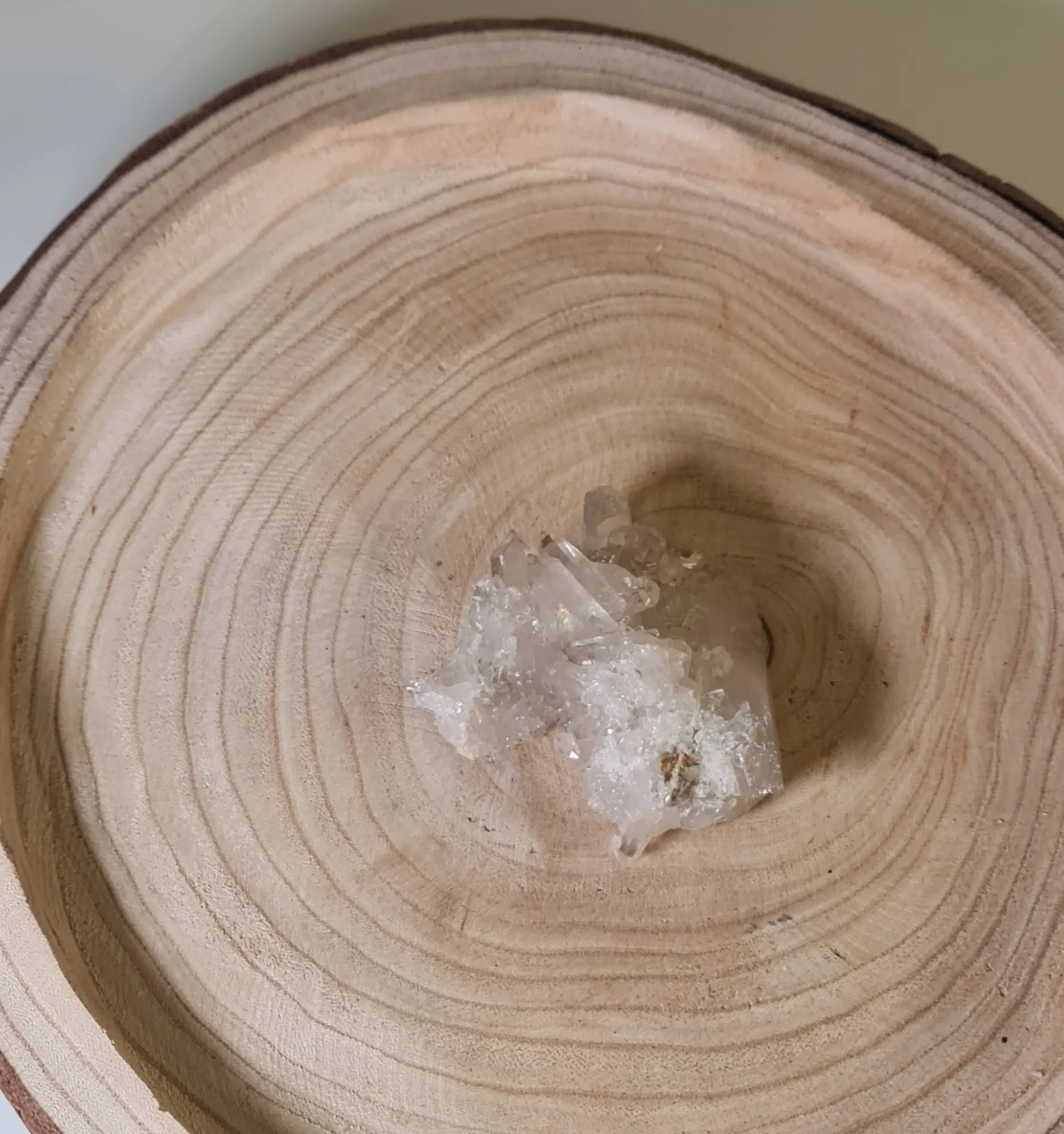 Drusa de cuarzo blanco 8