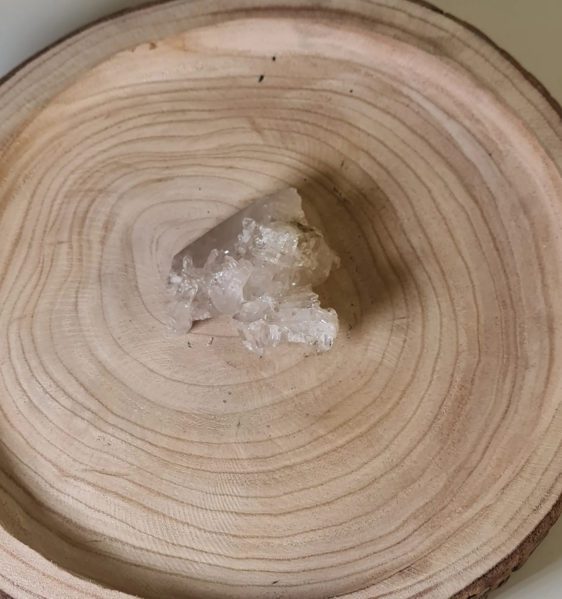 Drusa de cuarzo blanco 8