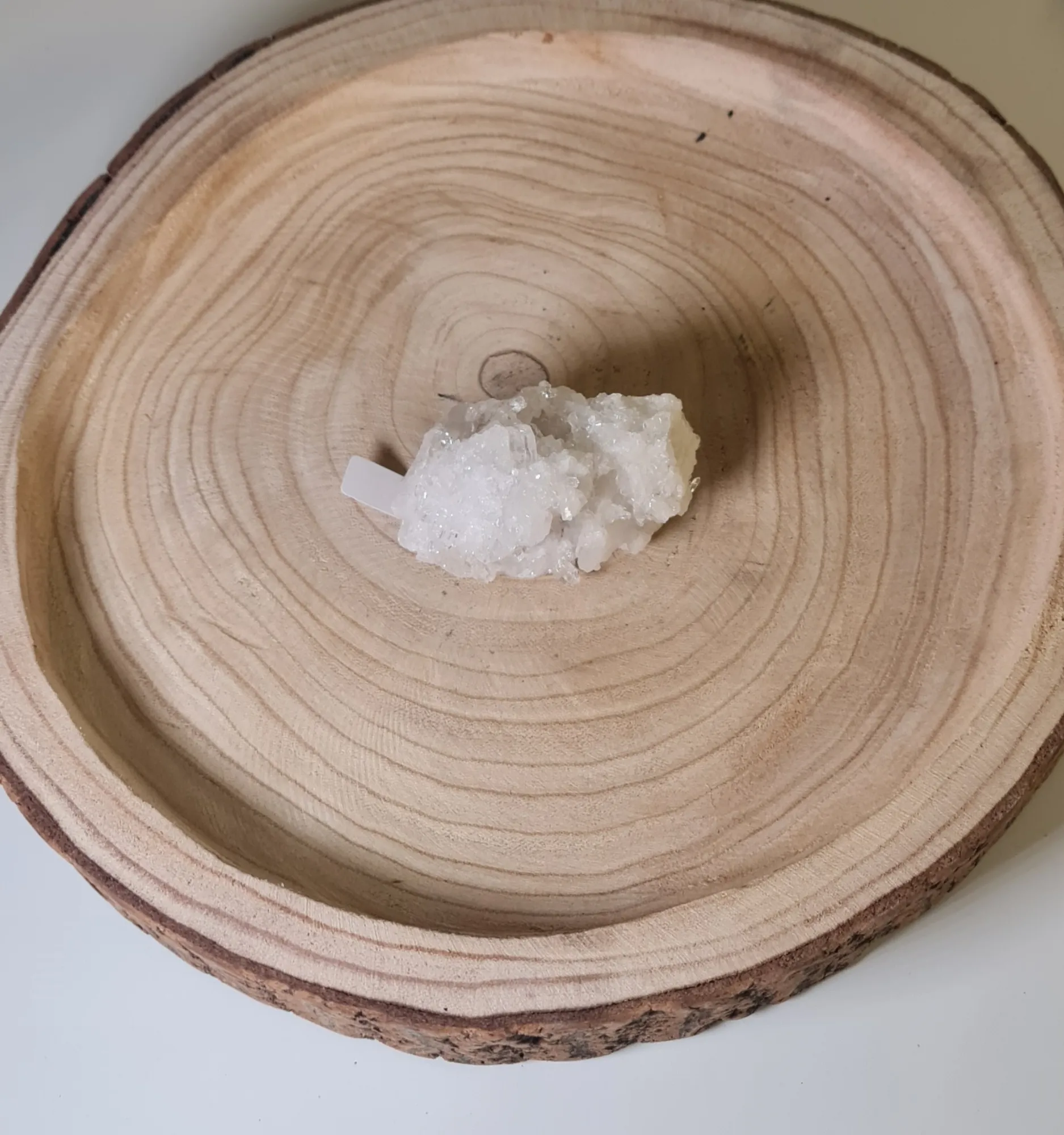 Drusa de cuarzo blanco 9