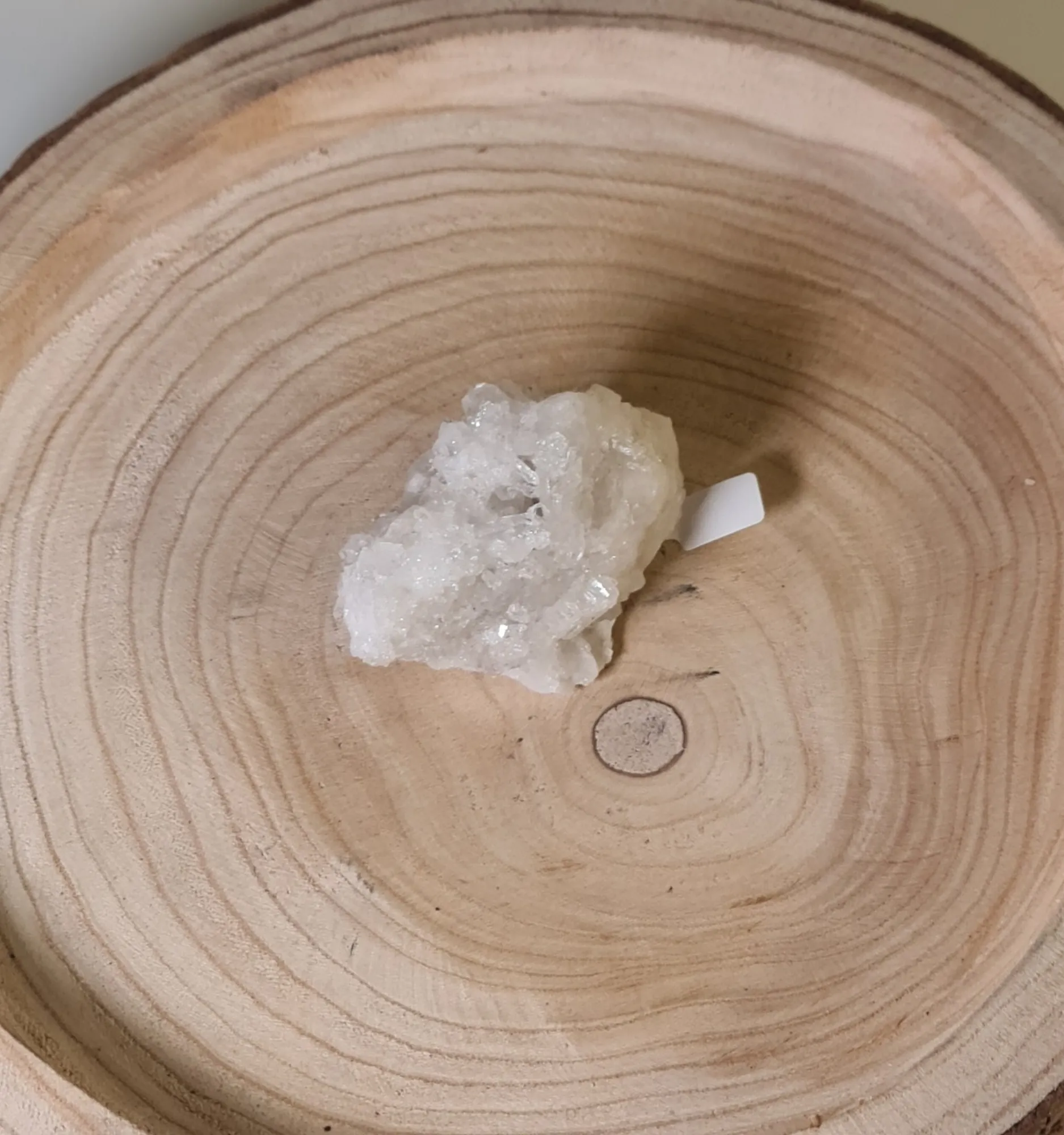 Drusa de cuarzo blanco 9