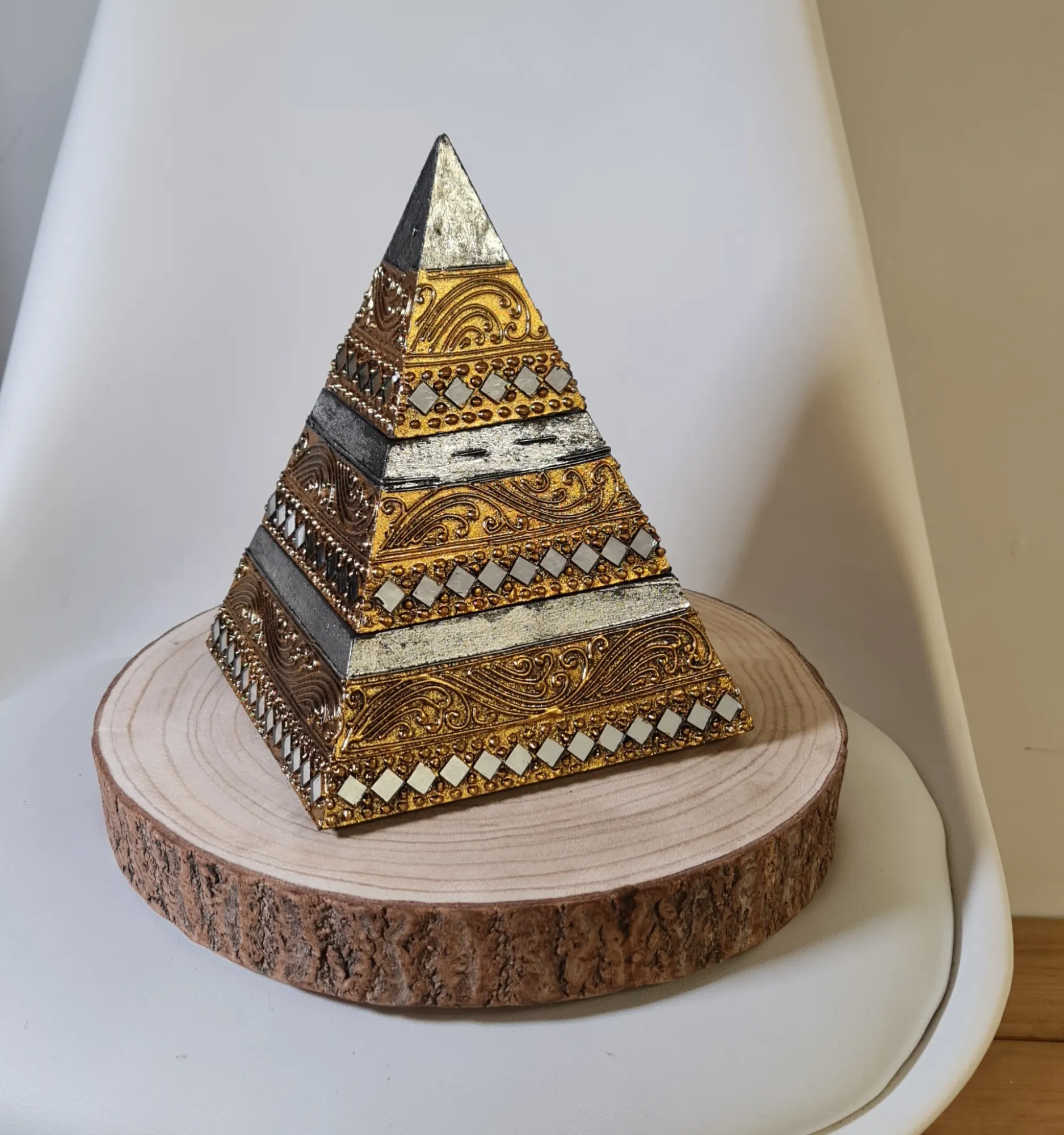 Joyero Madera Pirámide