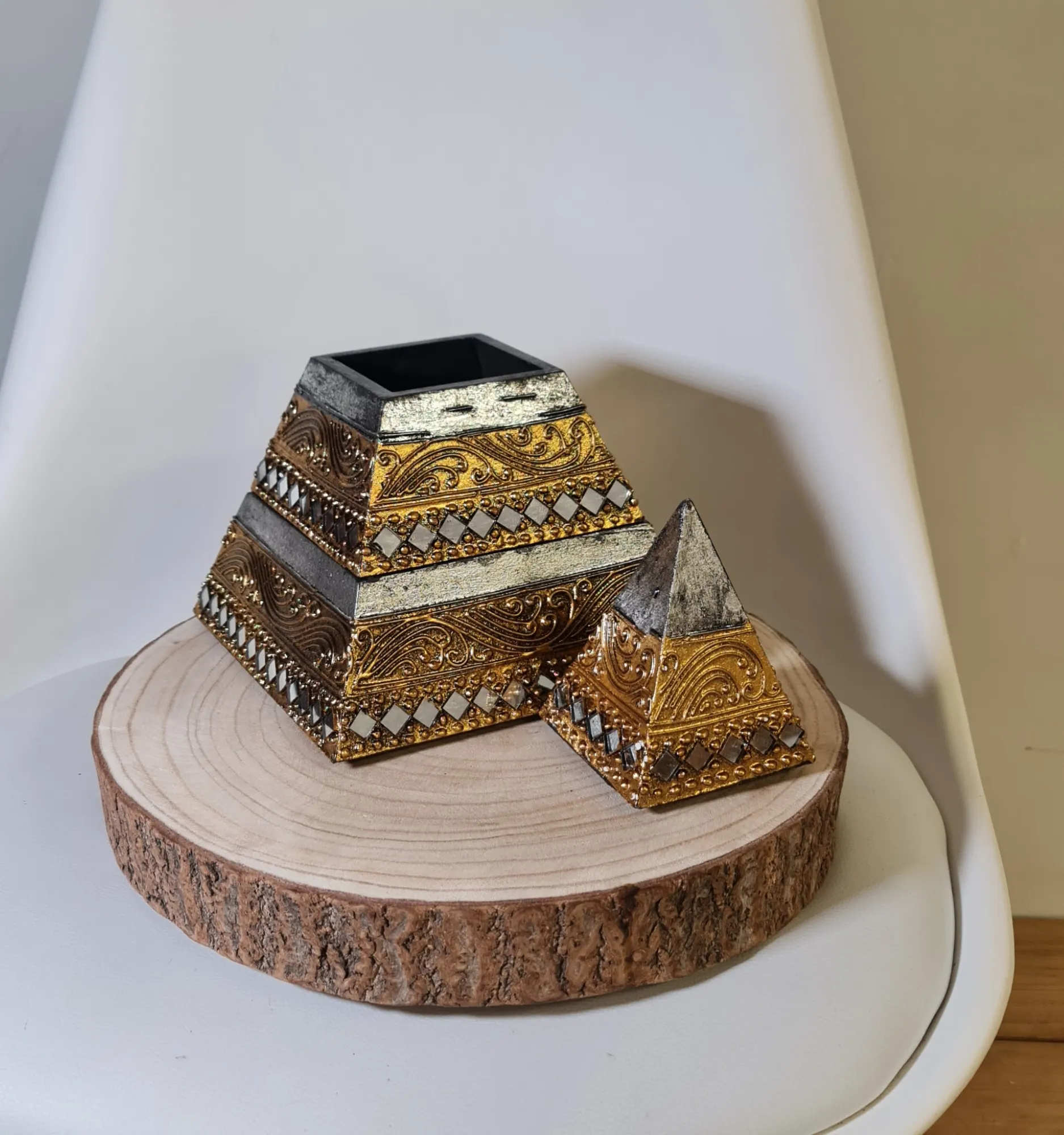 Joyero Madera Pirámide