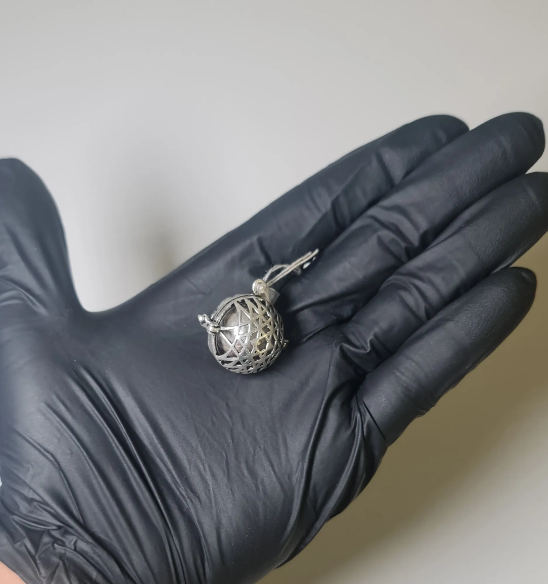 Llamador Ángeles baño Plata