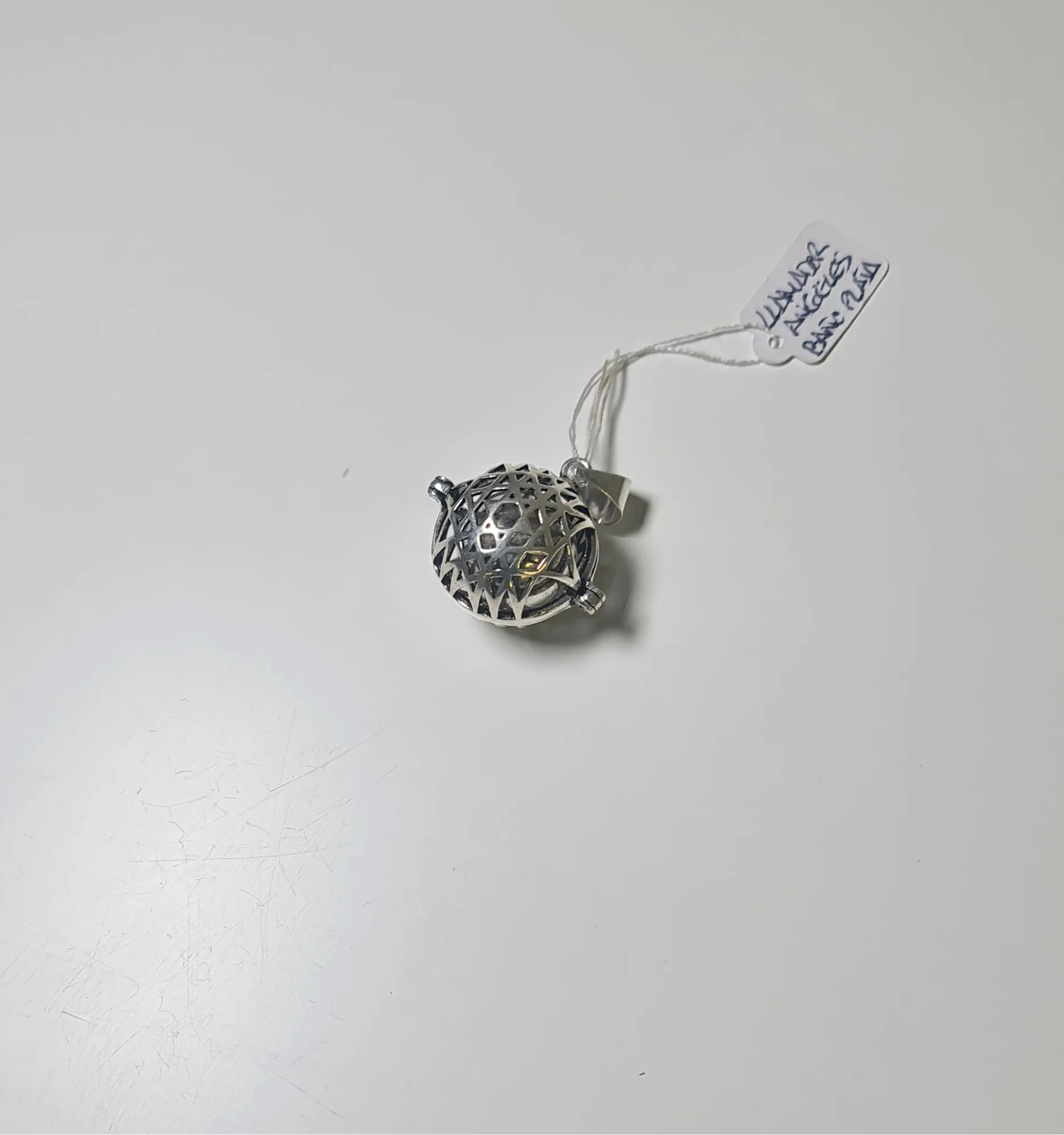 Llamador Ángeles baño Plata