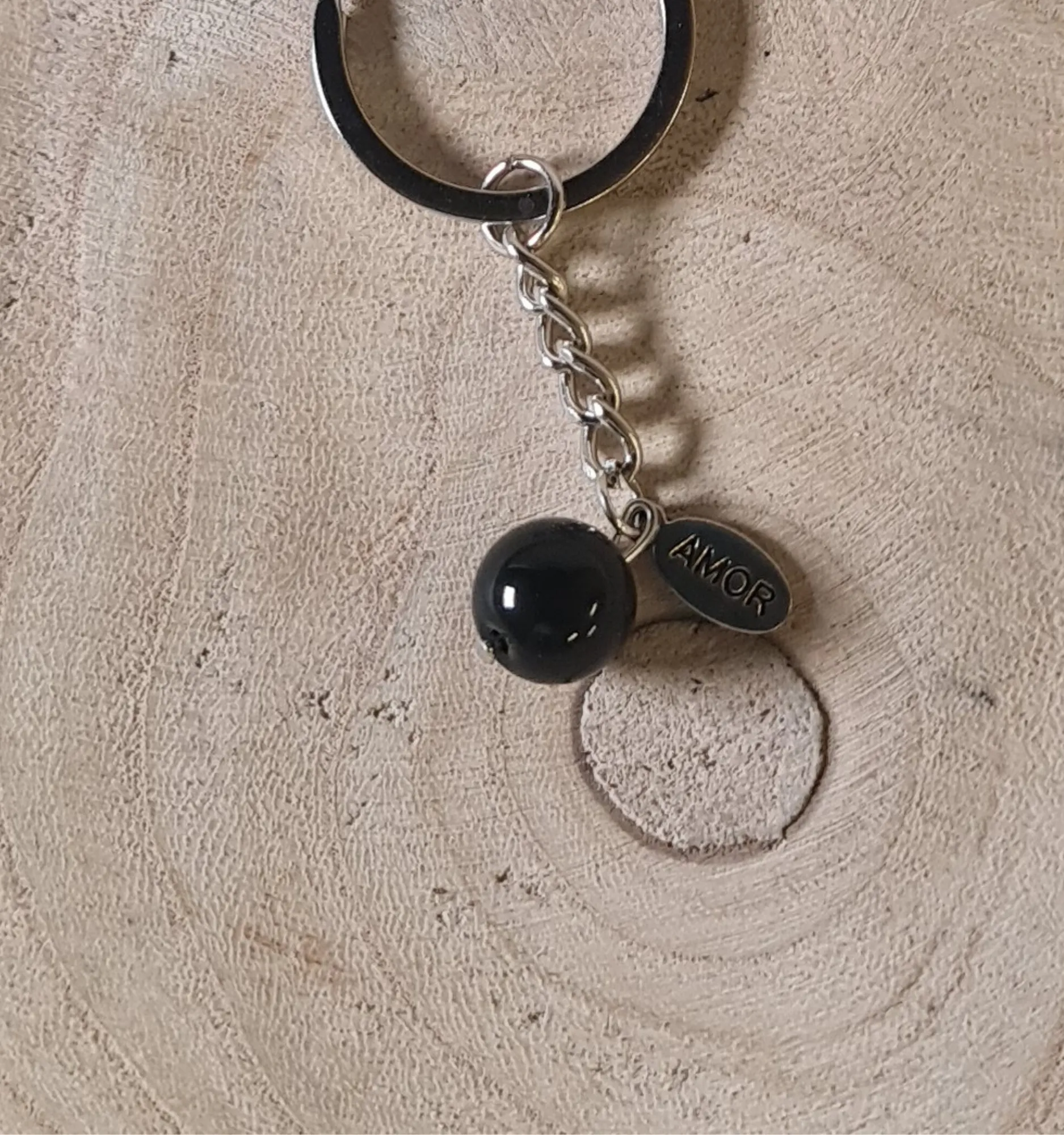 Llavero Capricornio ónix