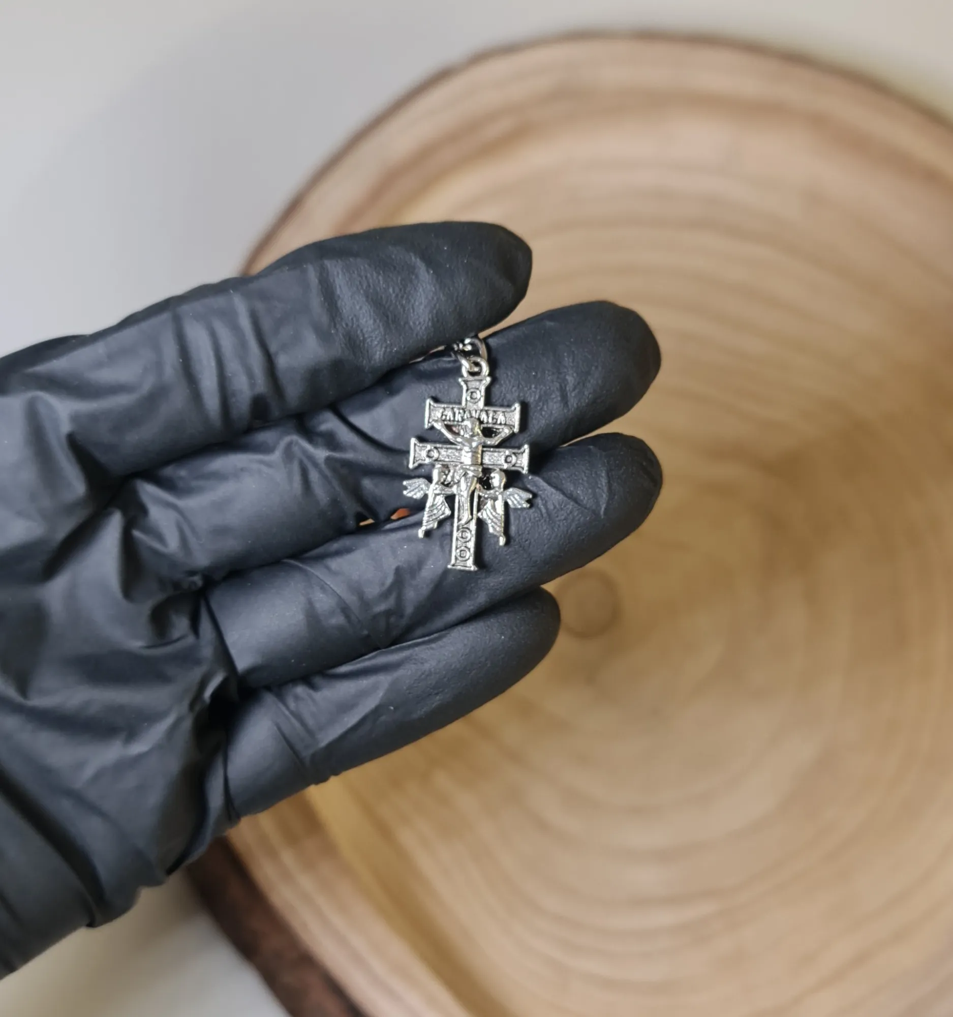 Llavero cruz de Caravaca