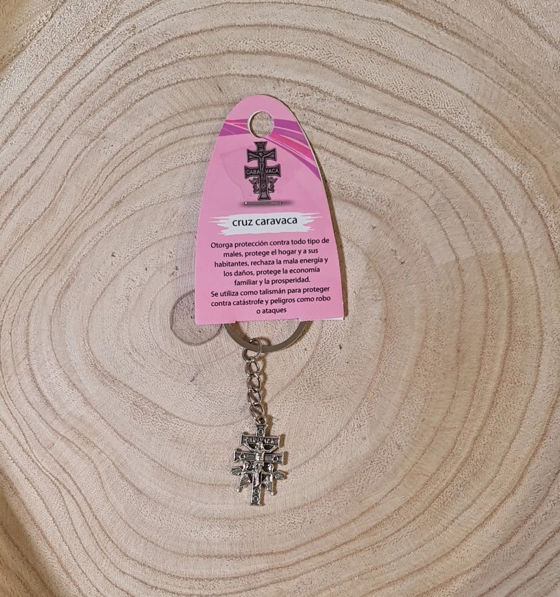 Llavero cruz de Caravaca