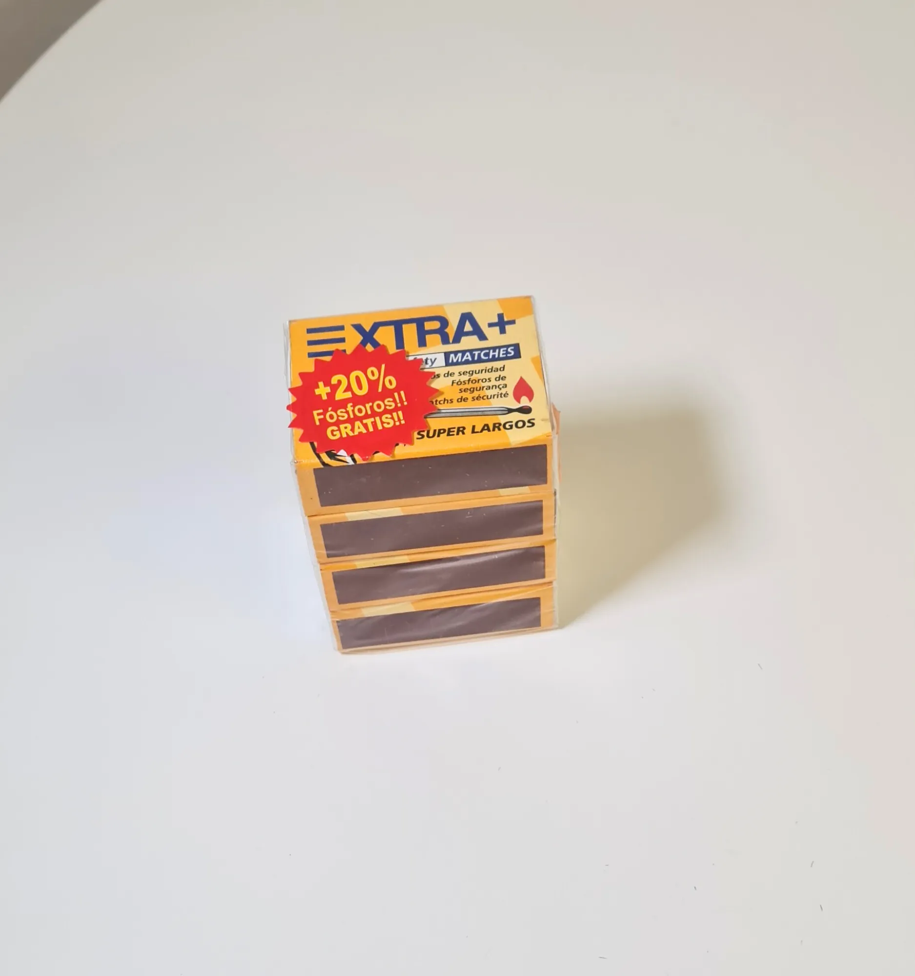 Pack 4 cajas de cerillas