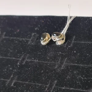 Pendiente Ágata Negra