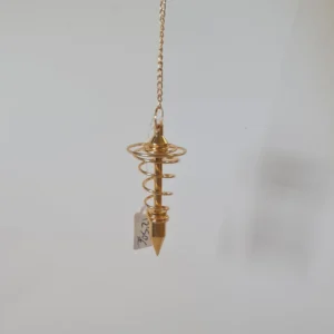 Péndulo espiral bronce