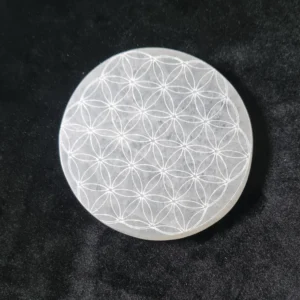 Placa de Selenita Flor de la Vida