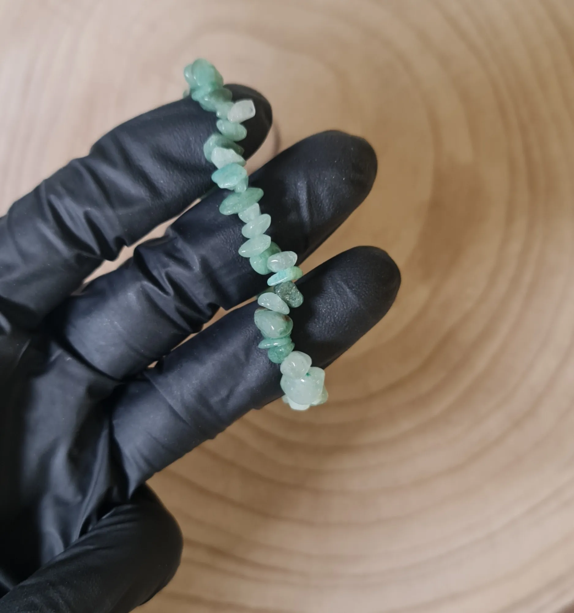 Pulsera Aventurina Verde Chips