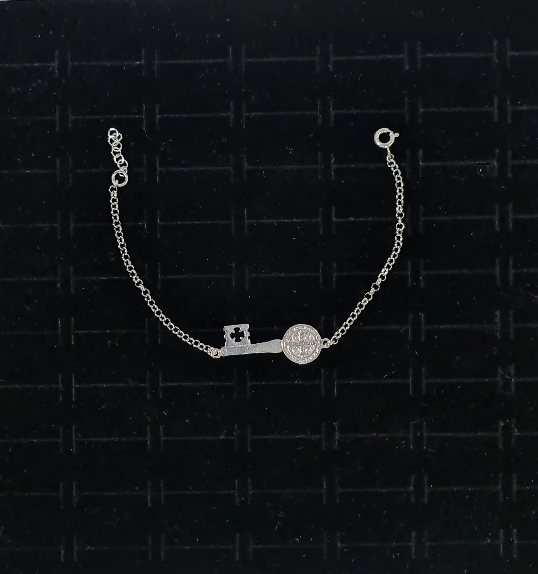 Pulsera Cadena Llave San Benito