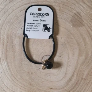 Pulsera Capricornio ónix