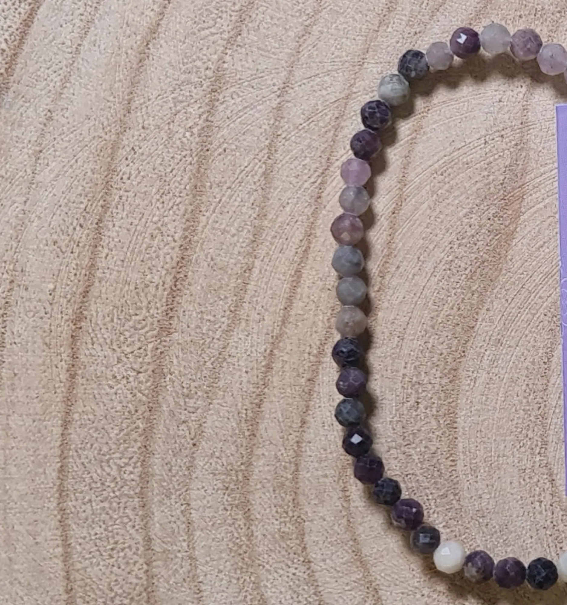 Pulsera Charoita Facetada