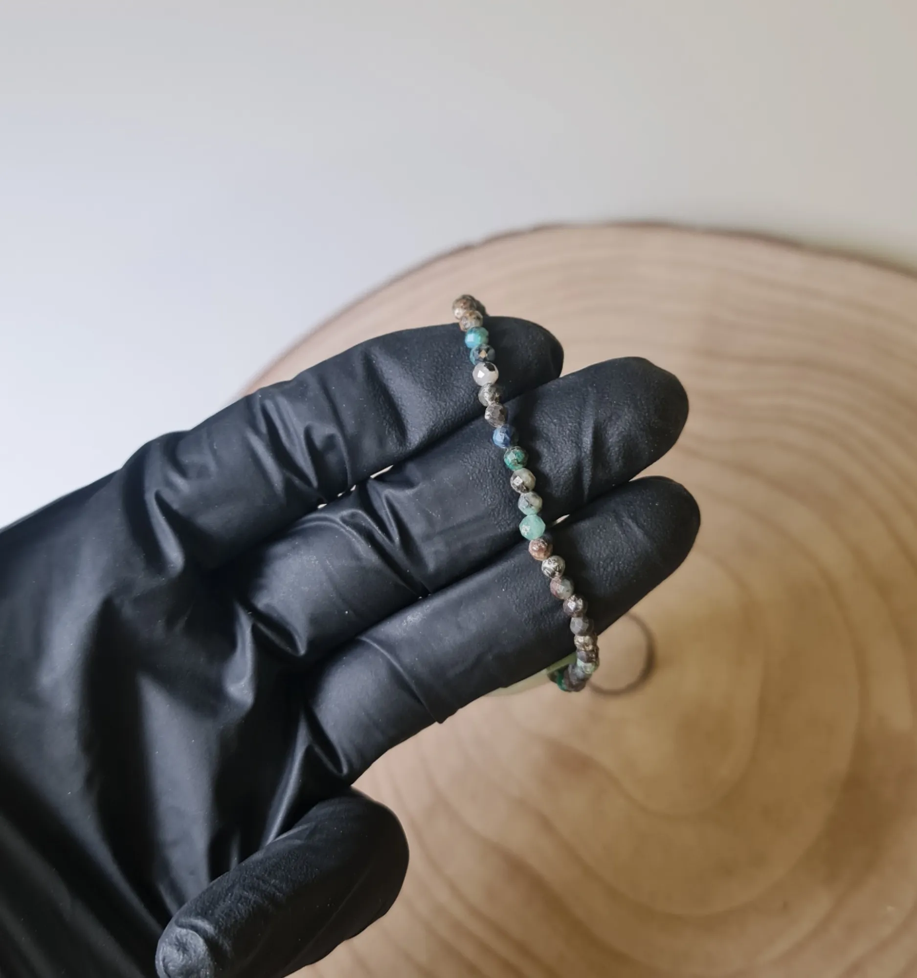 Pulsera Crisocola Facetada