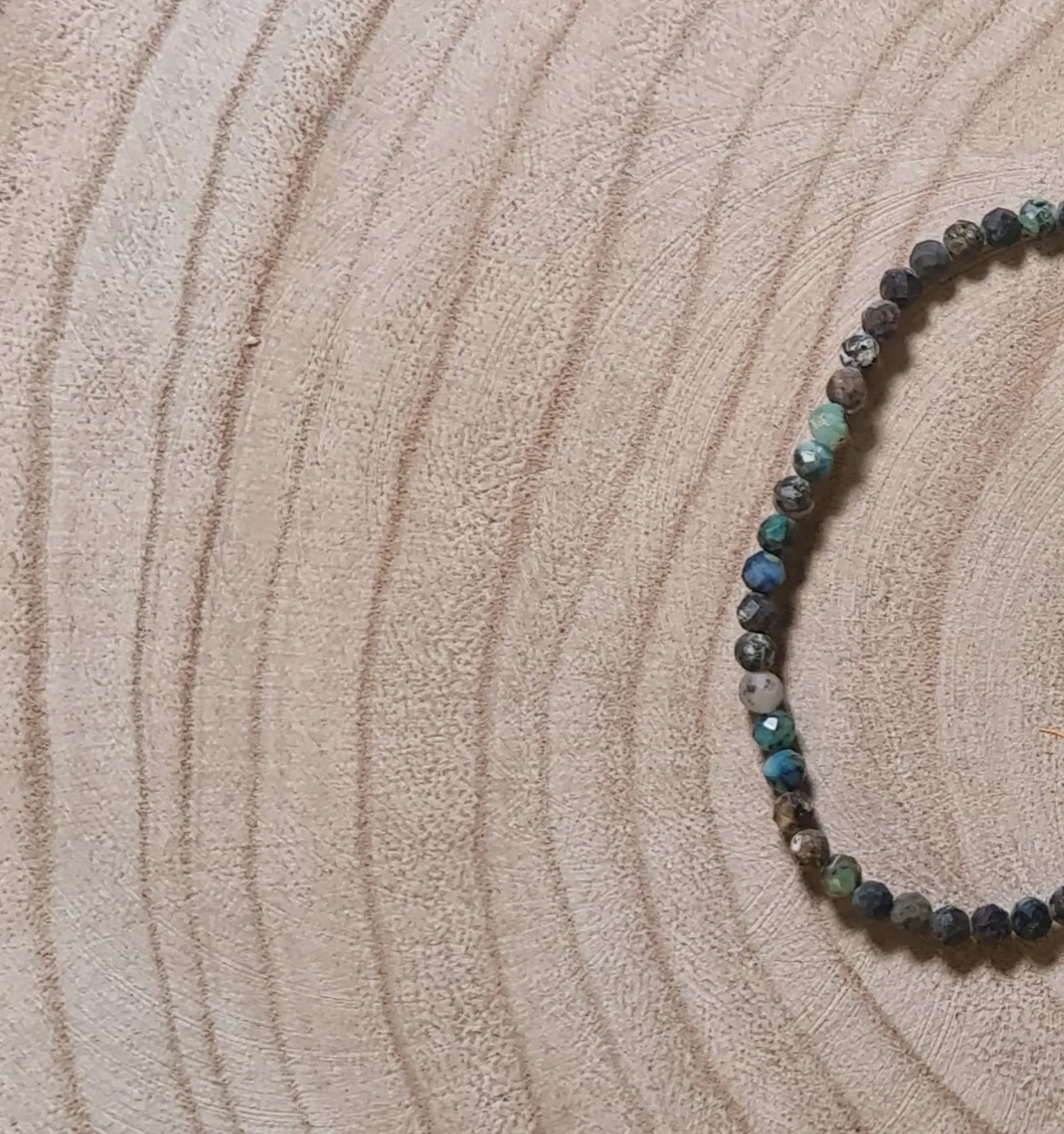 Pulsera Crisocola Facetada