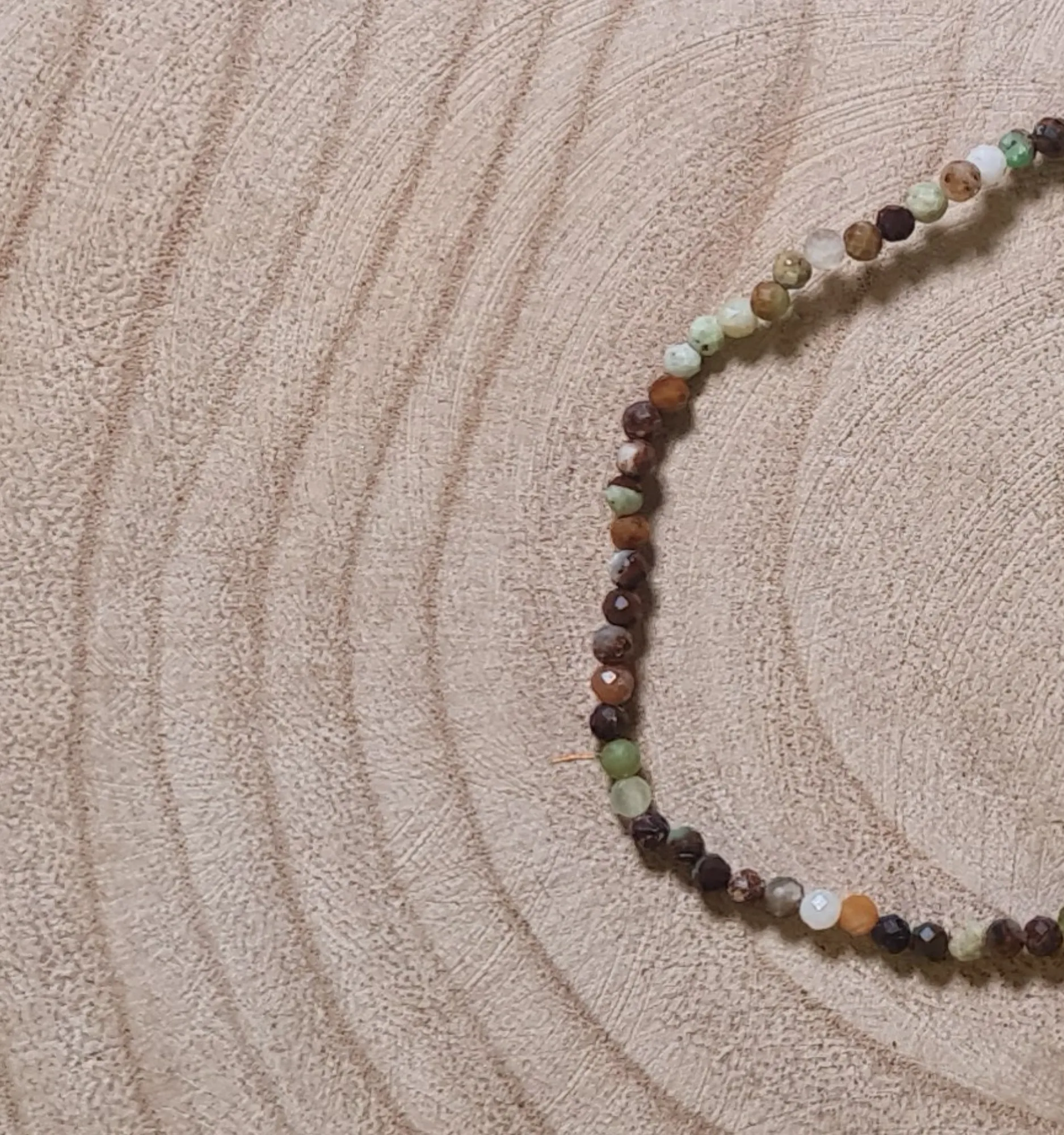 Pulsera Crisoprasa Facetada