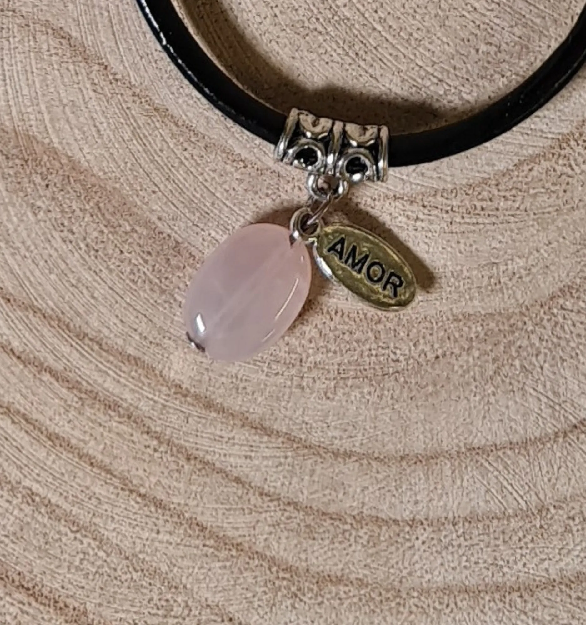 Pulsera Cuarzo Rosa Simple