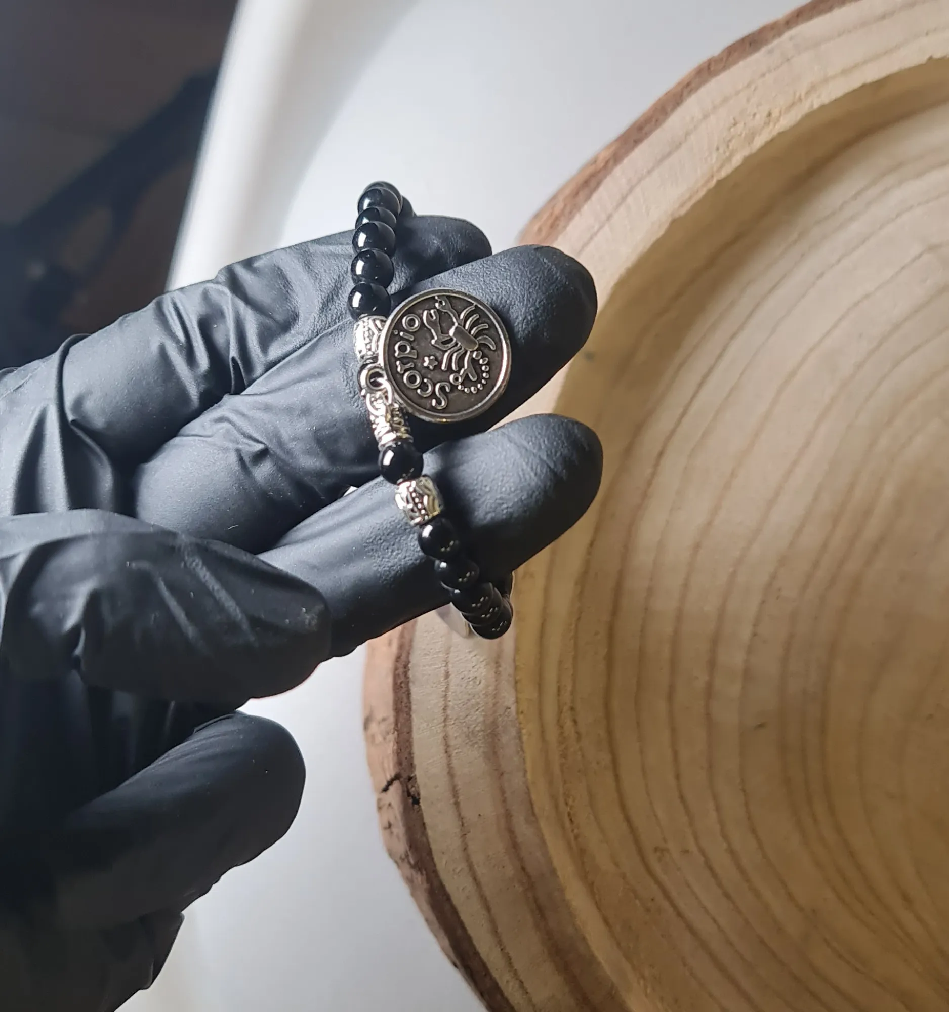 Pulsera Escorpio ónix