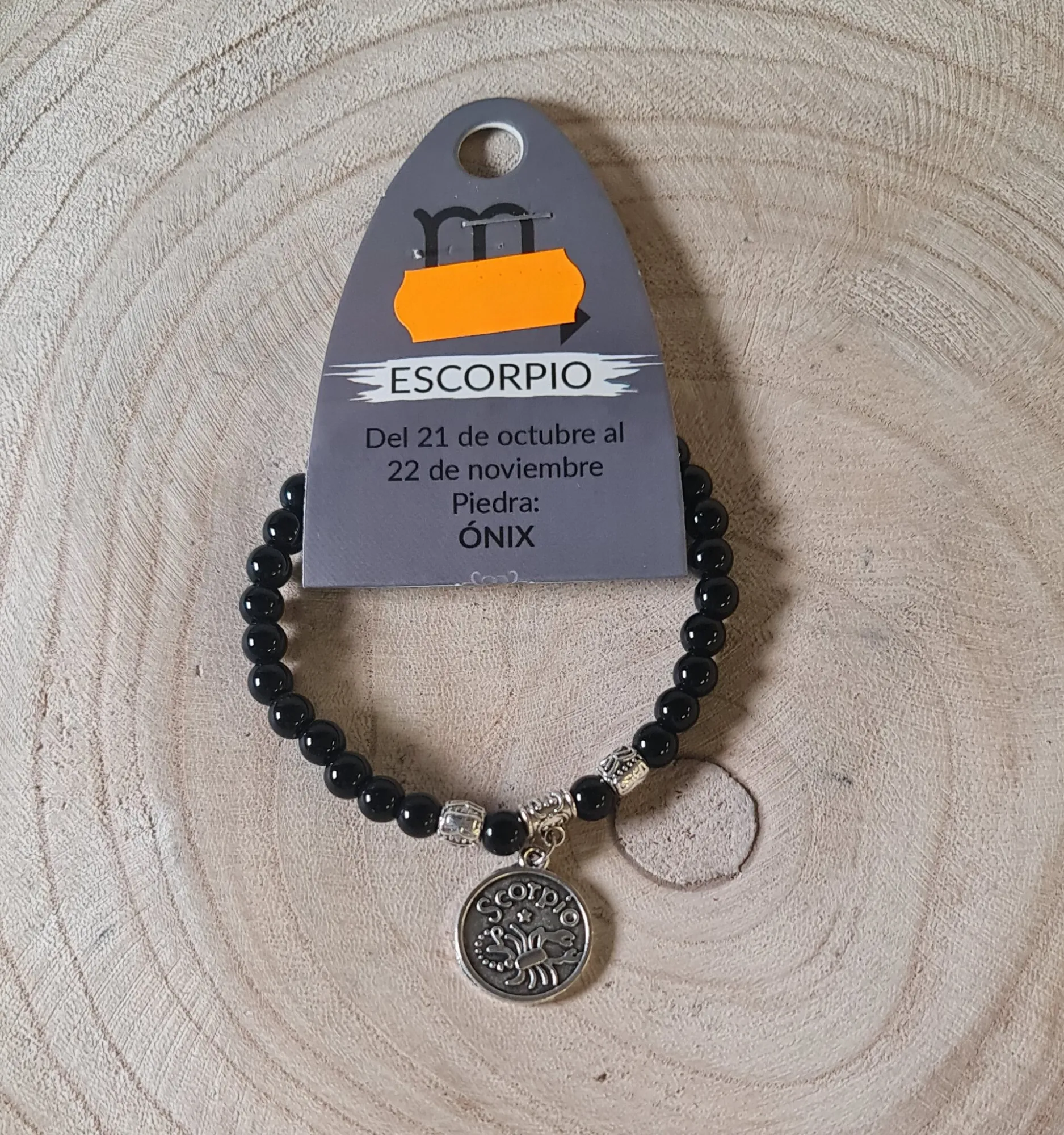 Pulsera Escorpio ónix