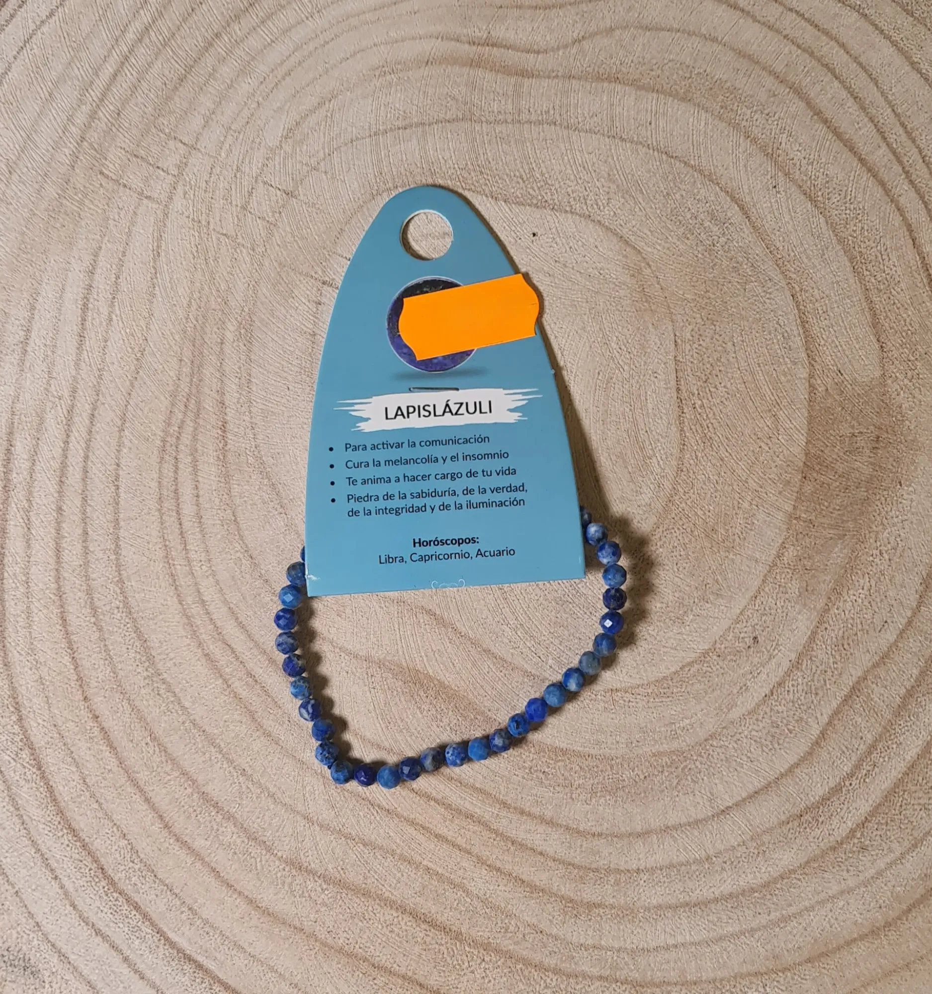 Pulsera Lapislázuli Facetada