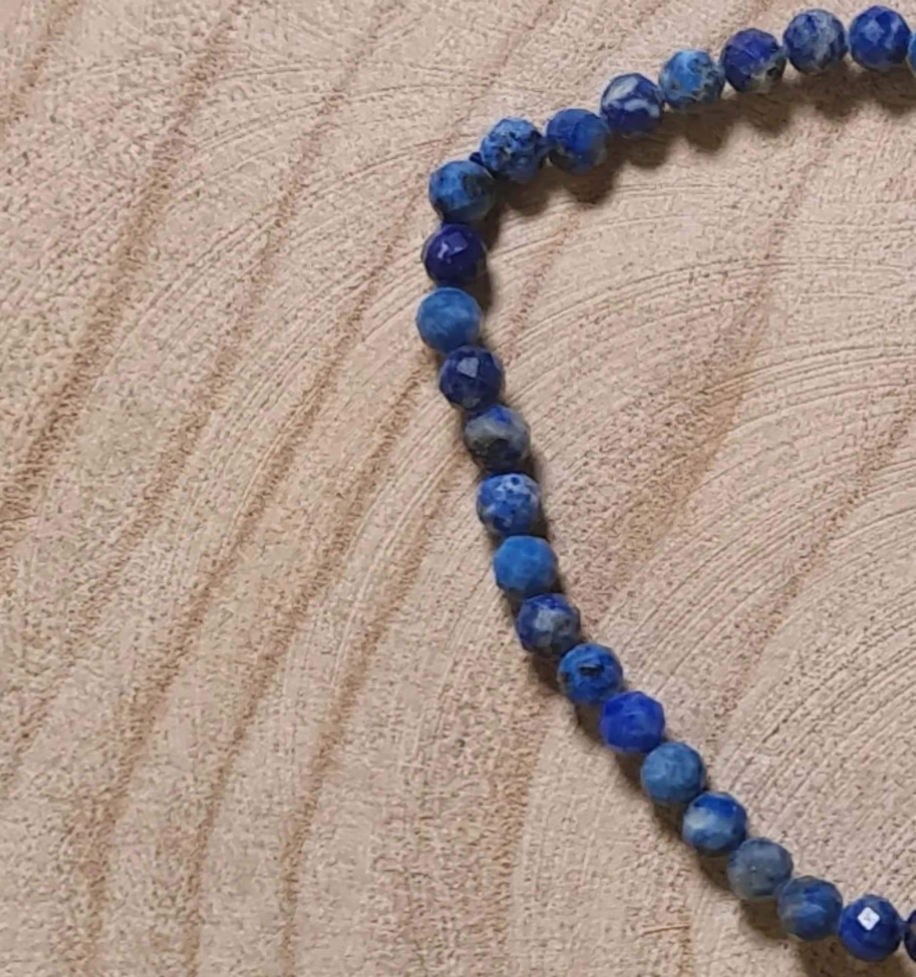 Pulsera Lapislázuli Facetada