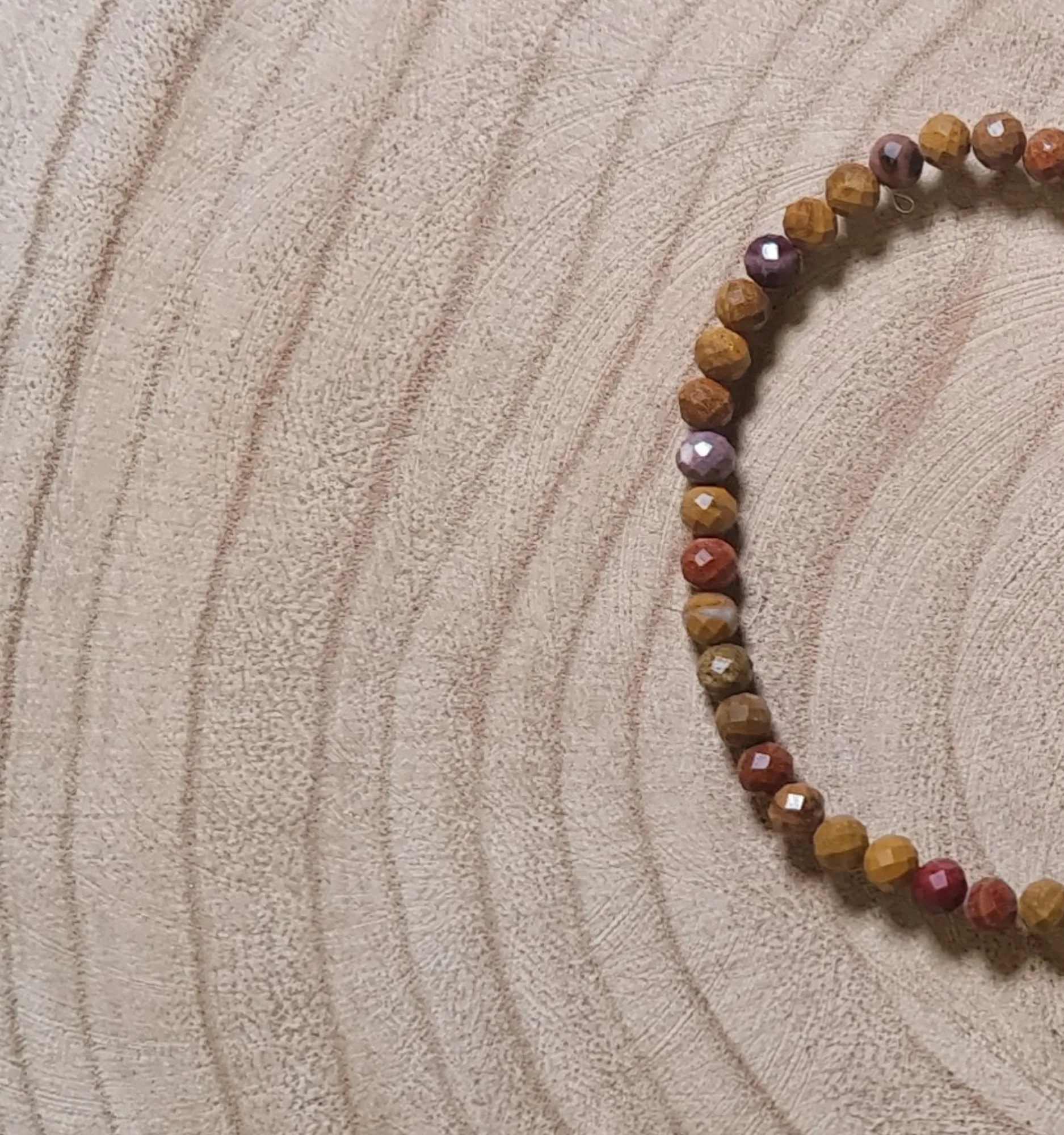 Pulsera Mokaita Facetada