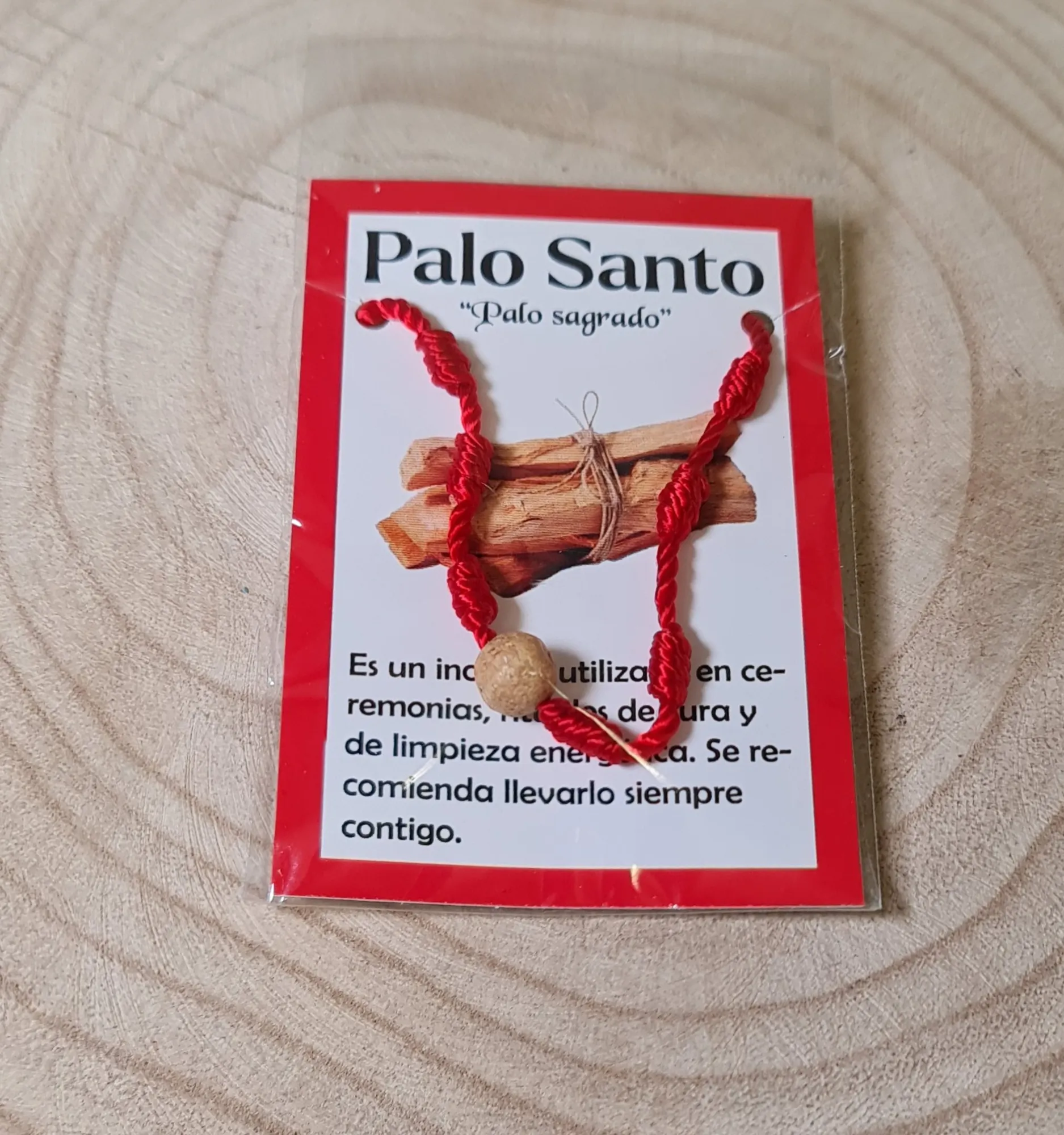 Pulsera Palo santo Simple