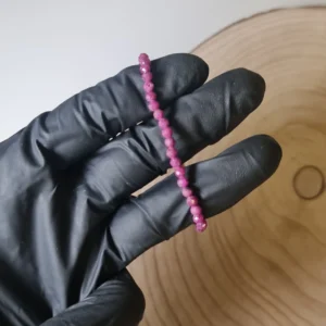 Pulsera Rubí Facetada (