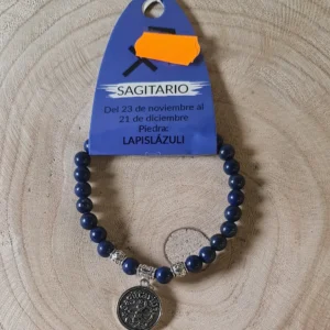 Pulsera Sagitario lapislázuli