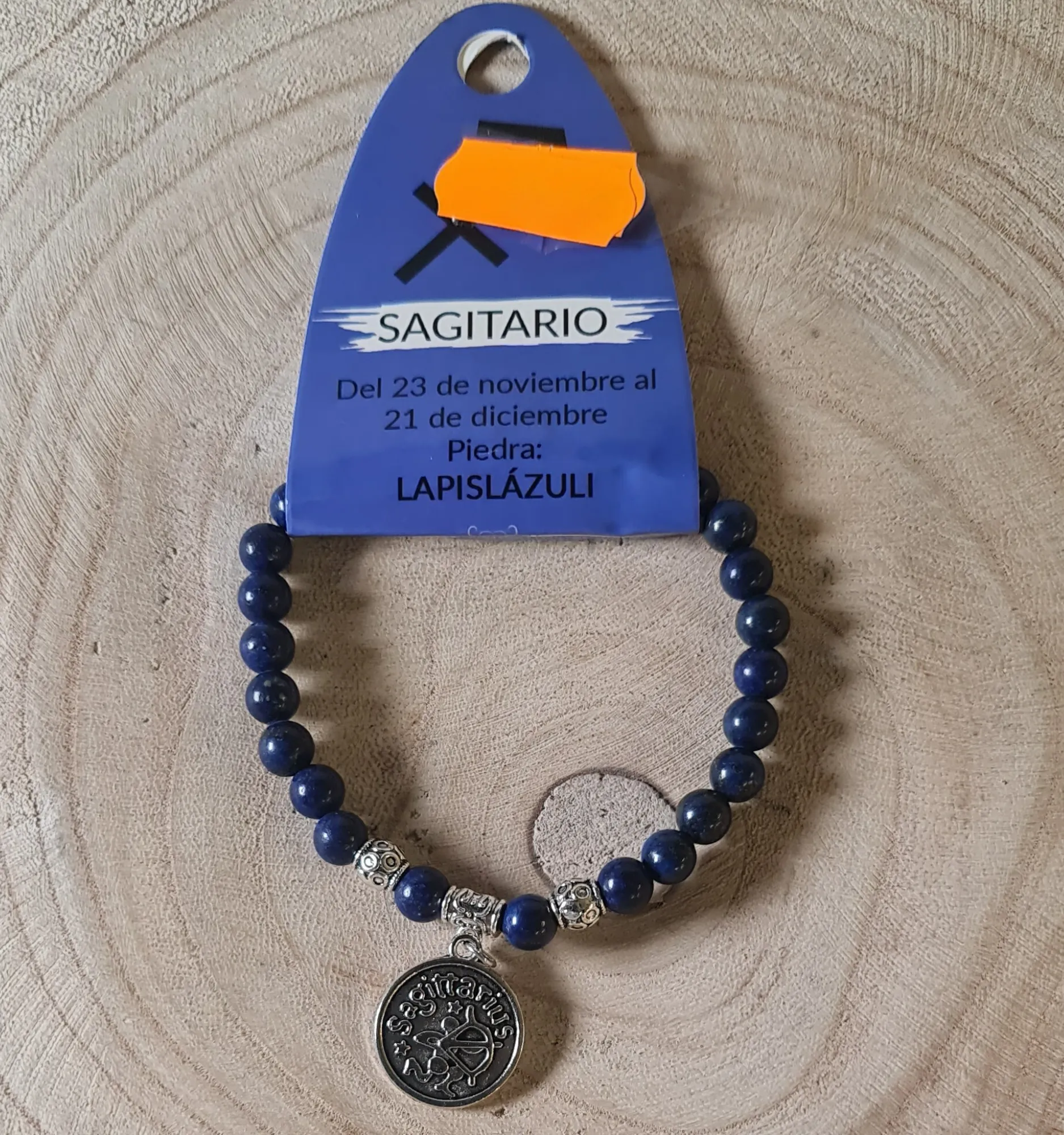 Pulsera Sagitario lapislázuli