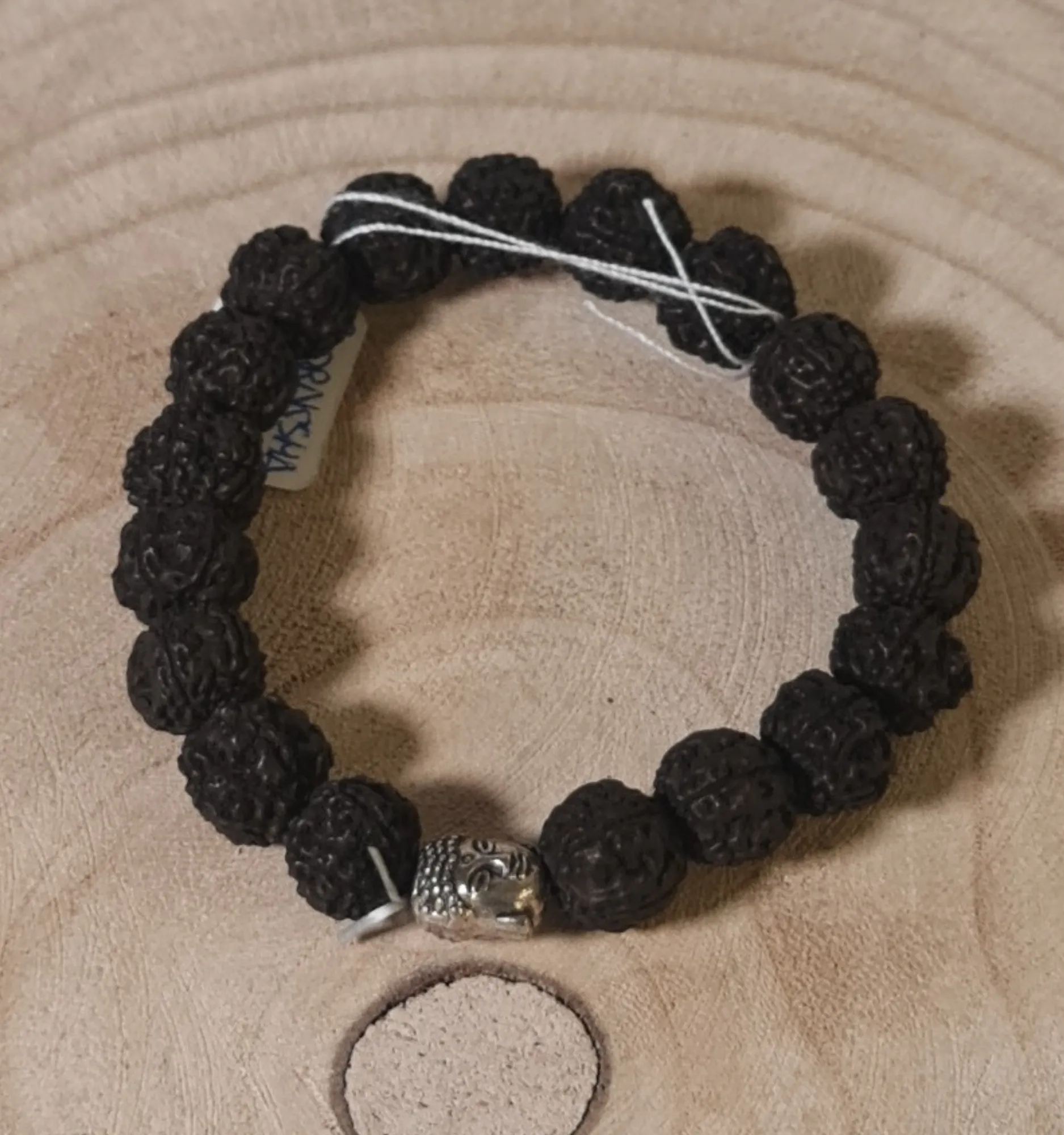 Pulsera Semilla Sagrada Rudraksma Negra