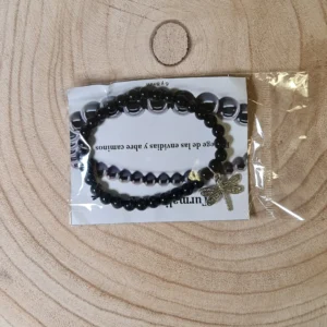 Pulsera Turmalina con Mariposa