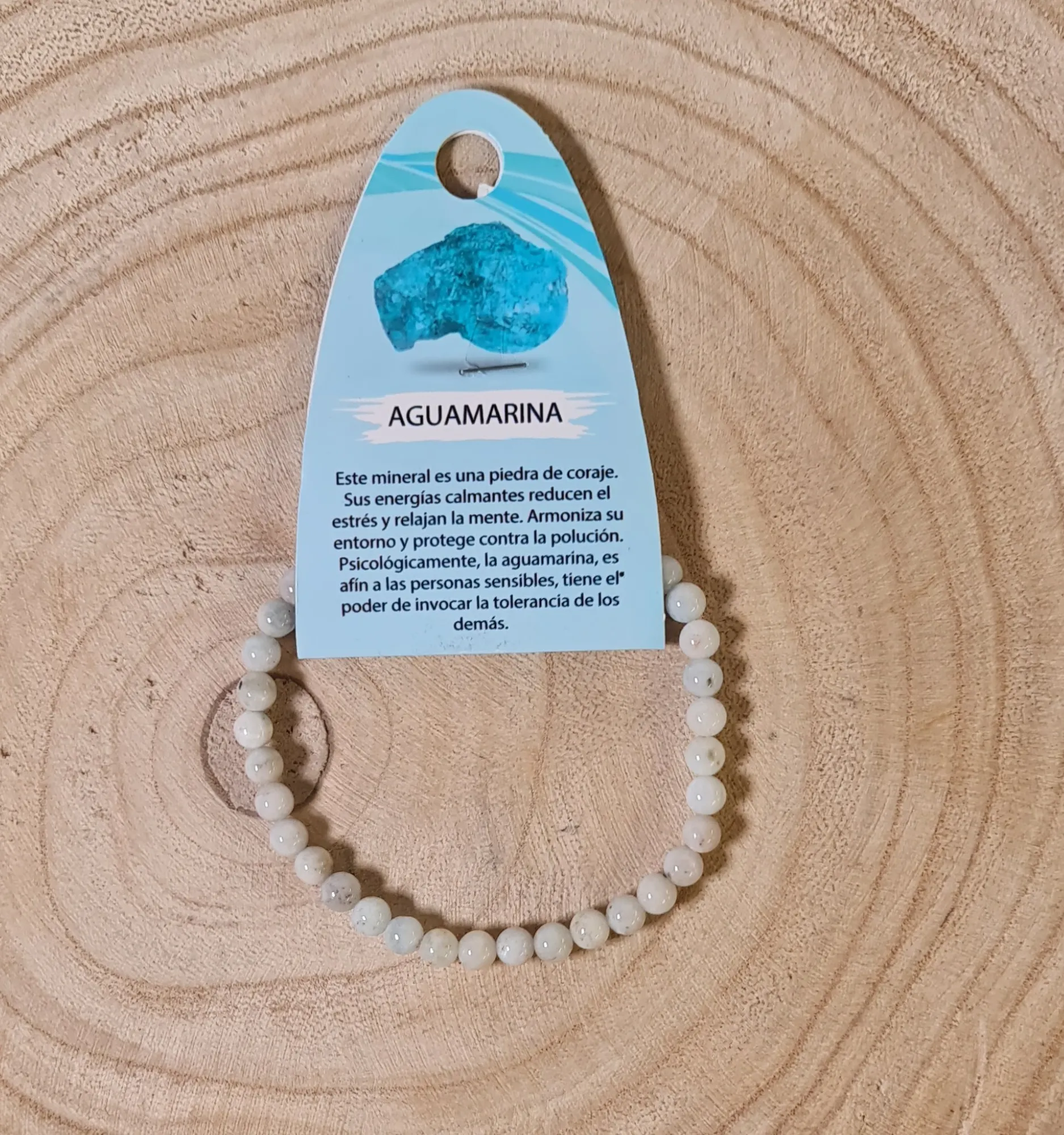 Pulsera aguamarina
