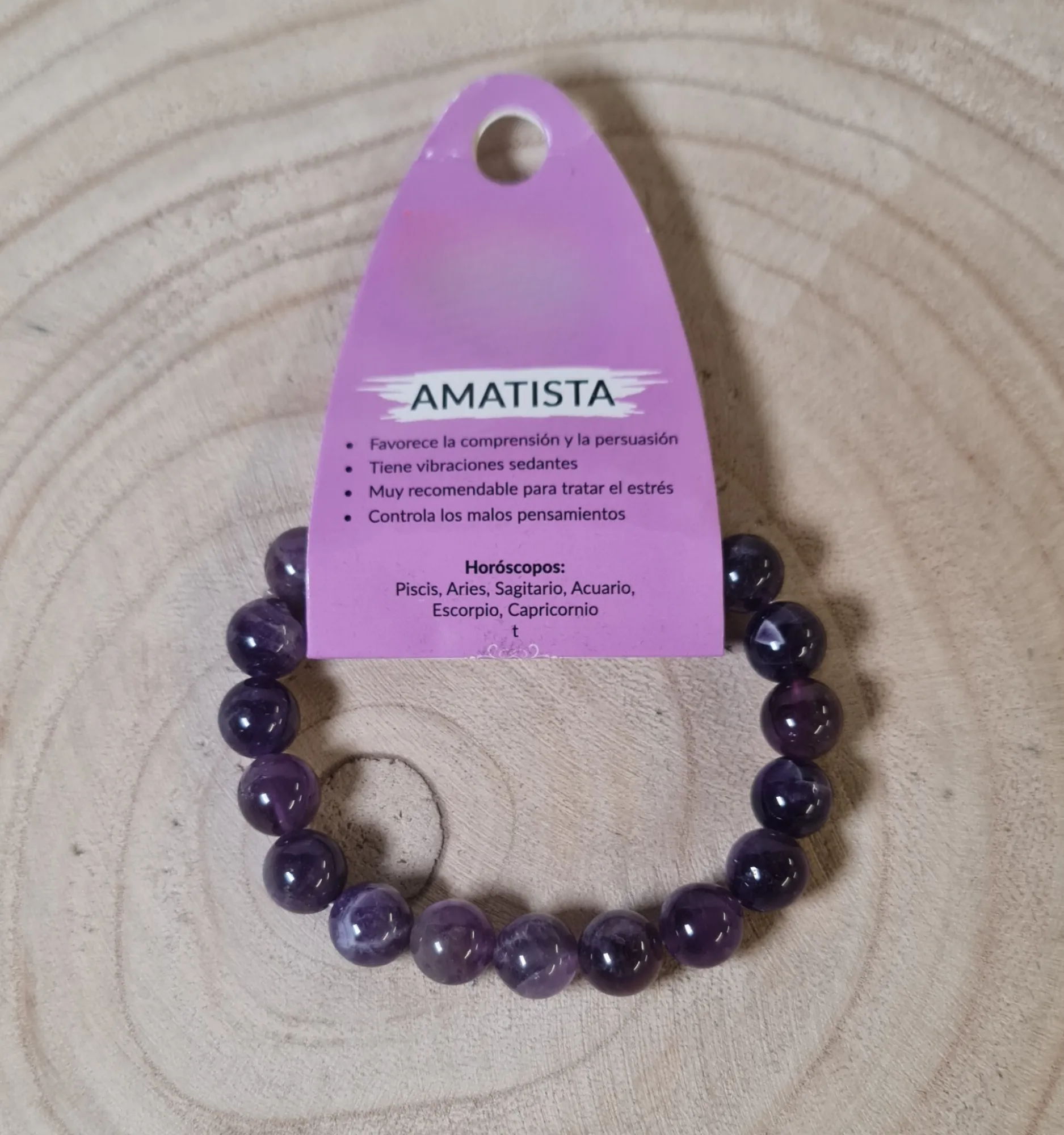 Pulsera amatista grande