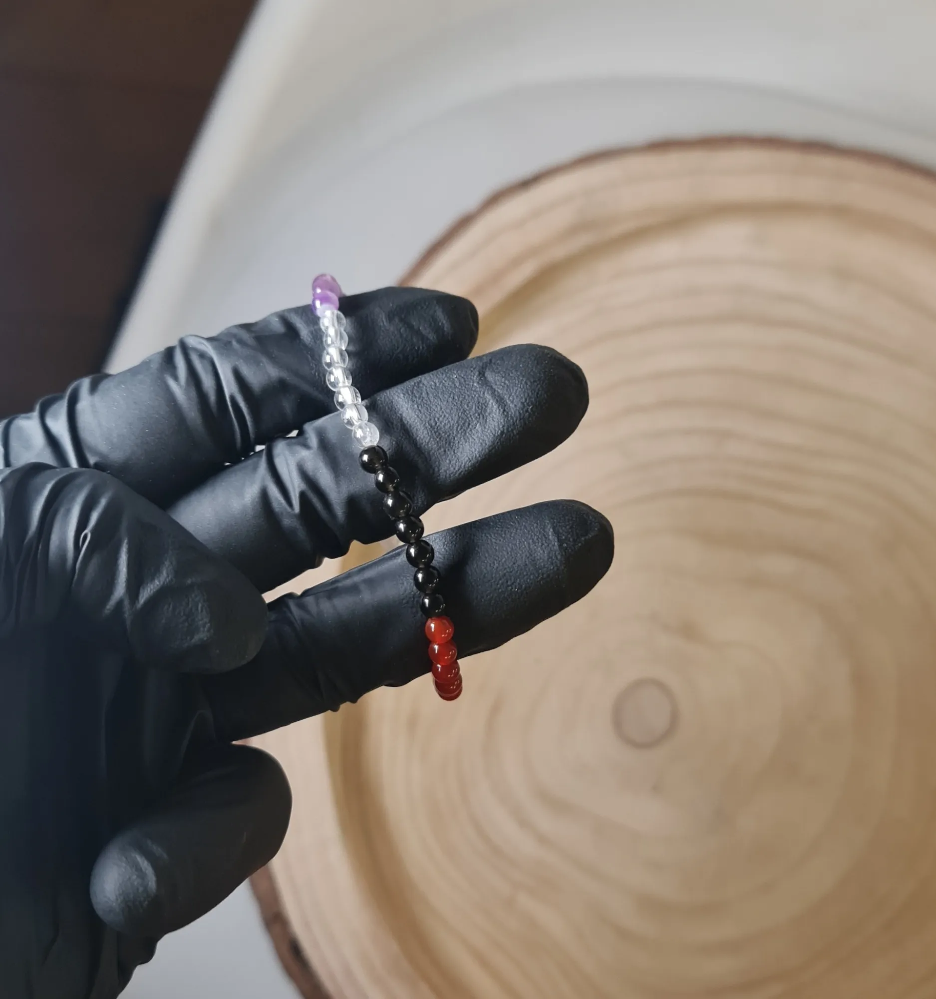 Pulsera chakras y ónix