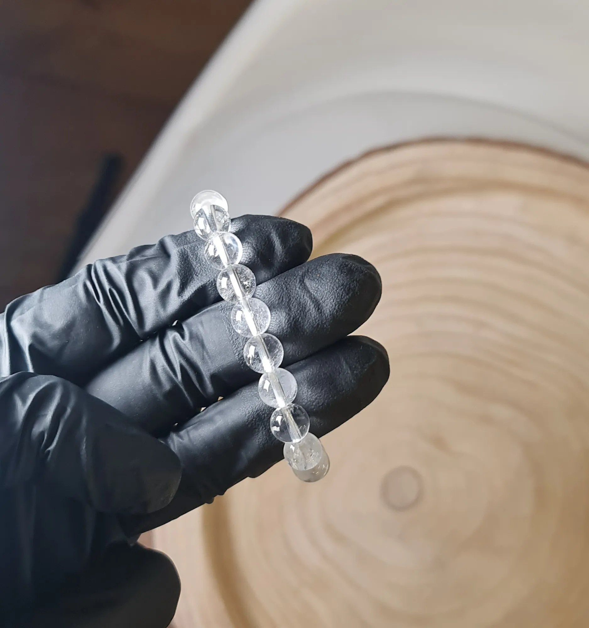 Pulsera cuarzo blanco 3